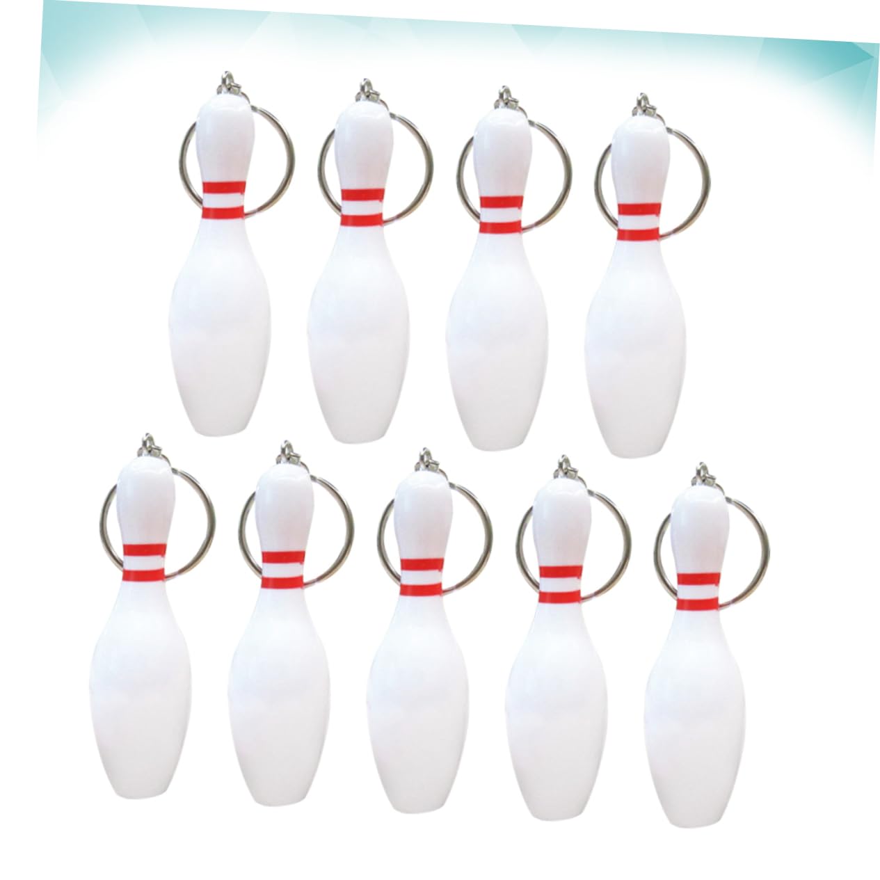 WHAMVOX Stylish Bowling Keychain - Cool Car Key Ring for Men & Women
