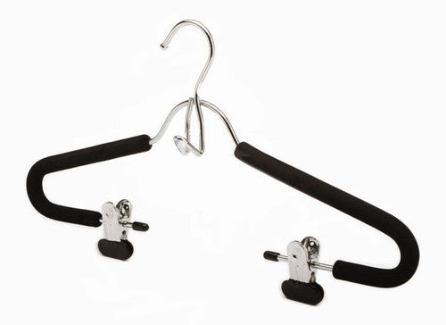 Premium Black Foam Padded Metal Suit Hanger - Heavy Duty Clothes Hanger for Jackets, Coats & Formal Wear - Perfect for Closet Organization & Garment Protection
