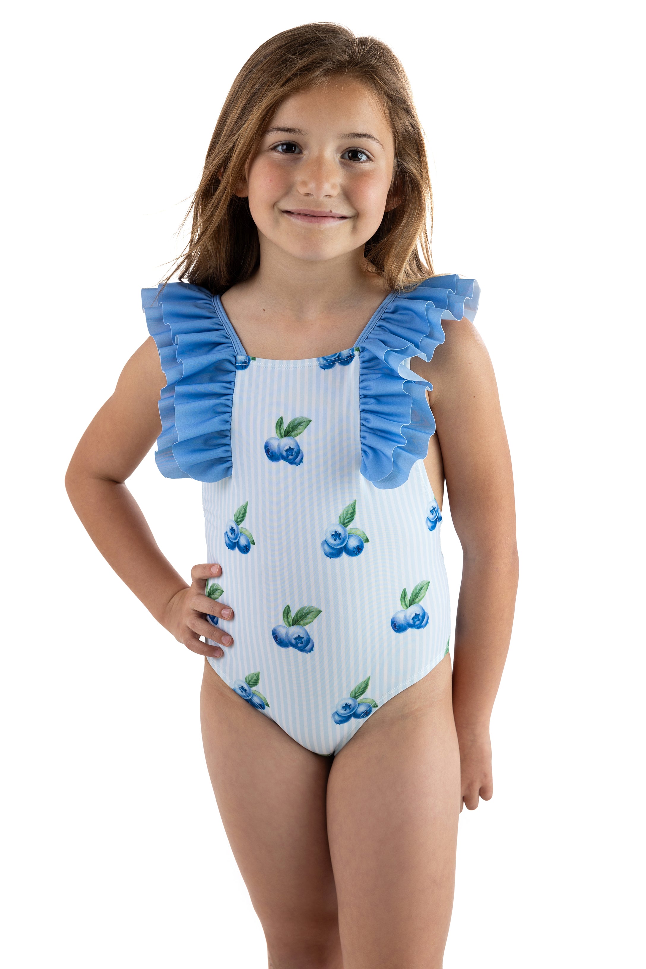 BLUEBERRIES Amalfi Swimsuit for Women - Stylish One Piece Bathing Suit with Adjustable Straps | Perfect for Beach Vacation, Pool Party & Summer Getaways