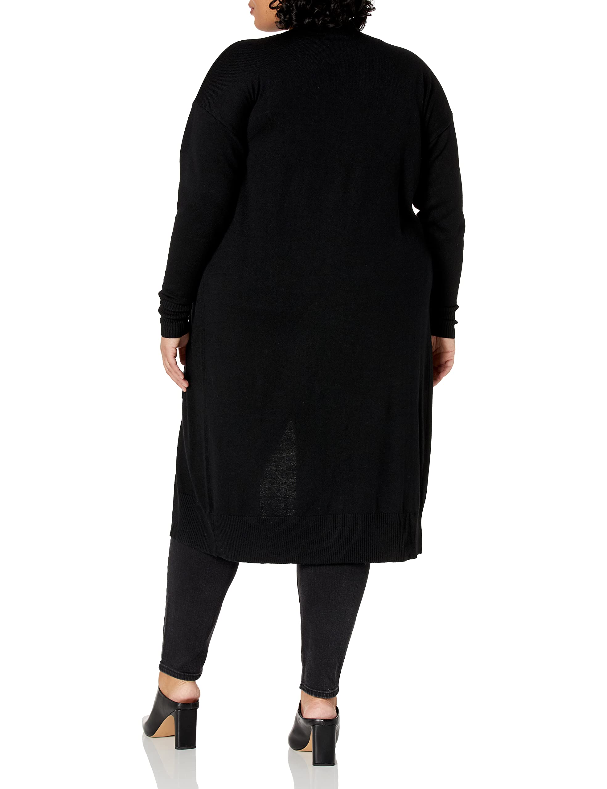The Drop Women's Daisy Long Cardigan Sweater - Soft Open Front Knit Cardigan for Women, Cozy Loose Fit Longline Sweater for Fall & Winter - Perfect for Layering, Office Wear, and Casual Outings