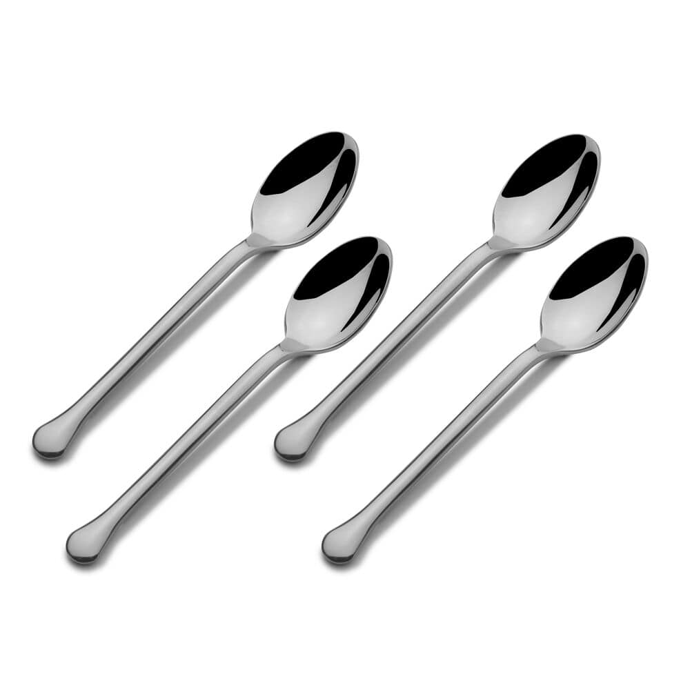 Geneva Forged Set of 4 Mini Coffee Spoons - Premium Stainless Steel Espresso Spoons for Coffee, Tea, Desserts & Cocktails - Perfect for Home, Cafe or Restaurant Use