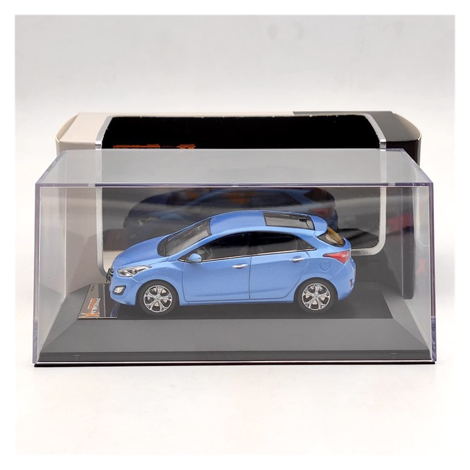 1/43 Scale Hyundai i30 2012 Blue Alloy Diecast Model Car - Realistic Simulation Collectible Toy Vehicle for Display, Souvenir & Car Enthusiasts - Perfect for Home Decor, Office Desk & Gift Giving