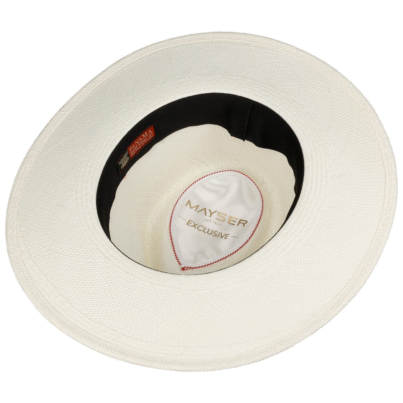 Mayser Nizza Panama Hat for Men & Women - Lightweight Breathable Straw Summer Hat for Beach, Travel, and Outdoor Activities