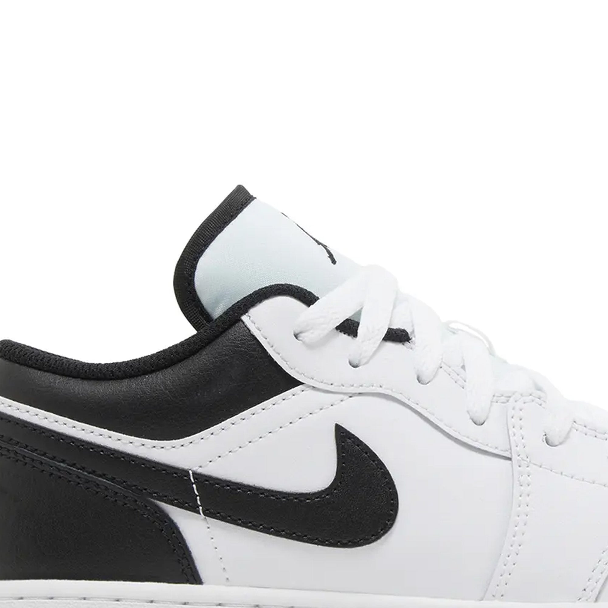 Air Jordan 1 Low 'White Black' GS Sneakers for Girls (2023) - Comfortable Basketball Shoes for School, Sports & Casual Wear
