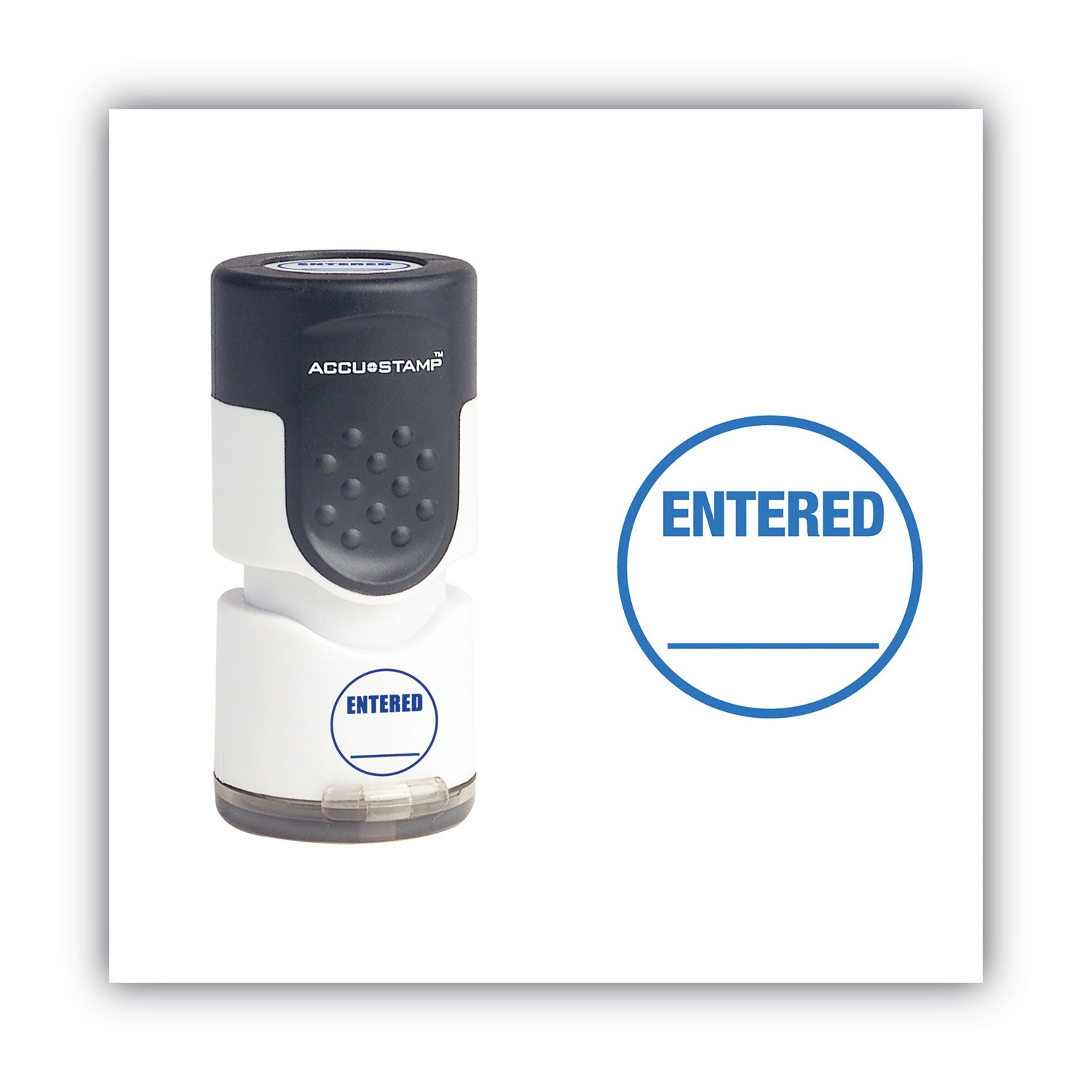 ACCUSTAMP® Pre-Inked Round Stamp - 0.63