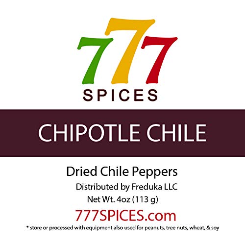 4oz Chipotle Meco Dried Whole Chile Seco Peppers - Authentic Mexican Chili Pods for Cooking, Heat-Sealed Resealable Bag - Perfect for Tacos, Salsas, and Traditional Mexican Dishes