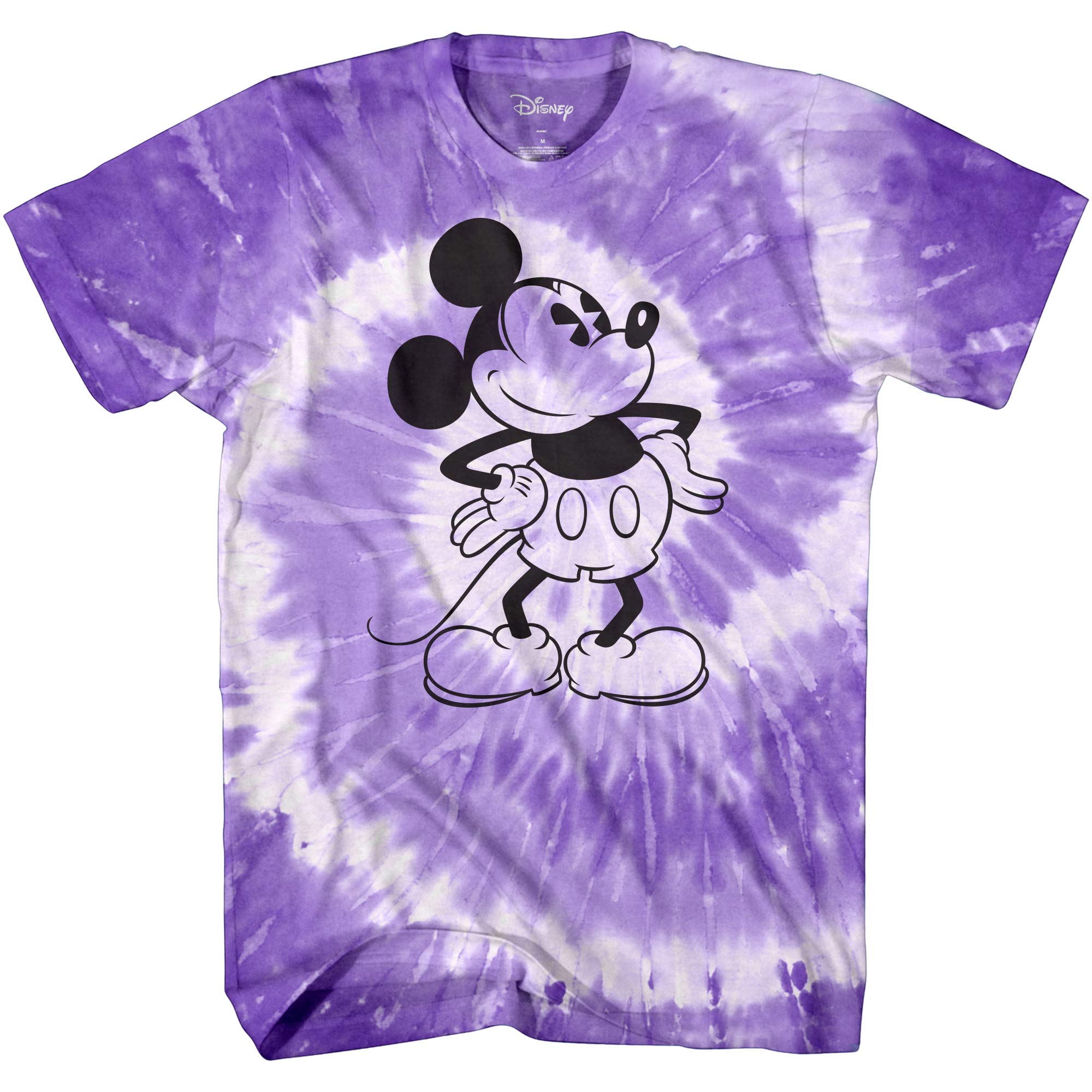 Disney Men's Giant Mickey Mouse Graphic T-Shirt - Soft Cotton Casual Tee for Everyday Wear, Gifts & Disney Fan Outfits