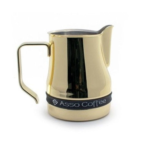 Ilsa Evolution Milk Pitcher - Professional Stainless Steel Frothing Jug for Latte Art, Cappuccino & Hot Chocolate - Perfect for Home Baristas & Coffee Shops