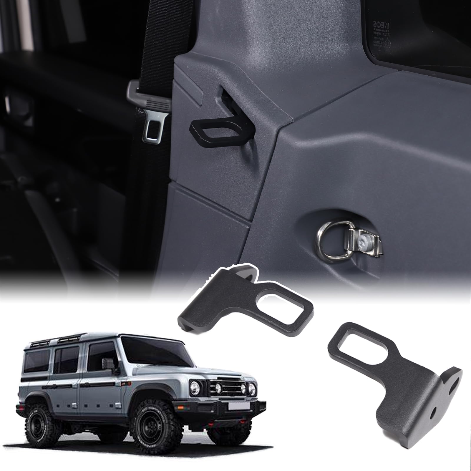 Ineos Grenadier 2020-2024 Rear Seat Backrest Adjustment Bracket - Heavy Duty Carbon Steel Car Seat Angle Adjuster | Interior Accessories Replacement for Comfort & Customization | Perfect for Off-Roading, Camping & Long Road Trips