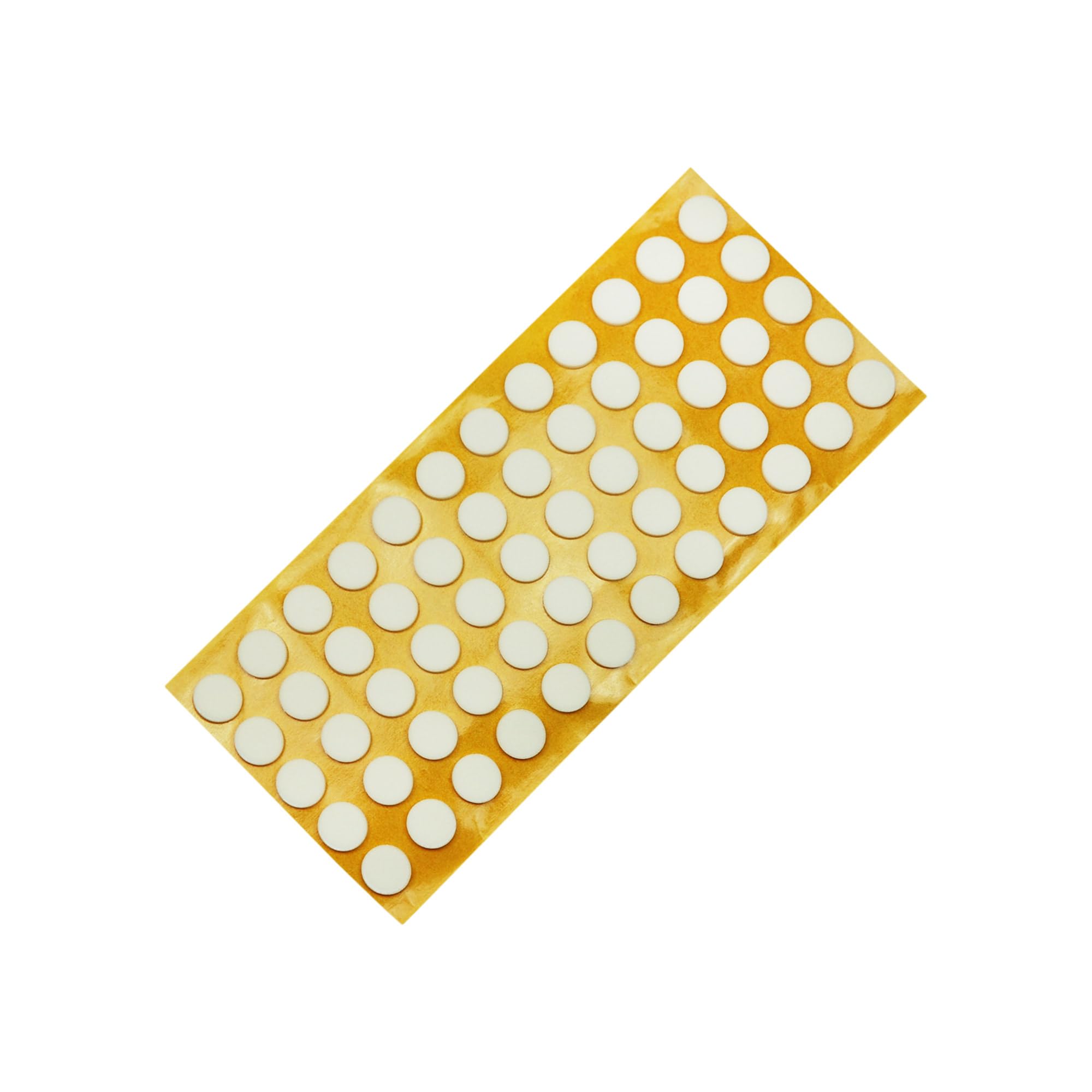 Adsamm® 60-Pack Self-Adhesive Anti-Slip Pads - White Round EPDM Rubber Non-Slip Furniture Pads (0.55 in/14mm) - Perfect for Furniture, Drawers, Cabinets & Appliances to Prevent Sliding & Scratches