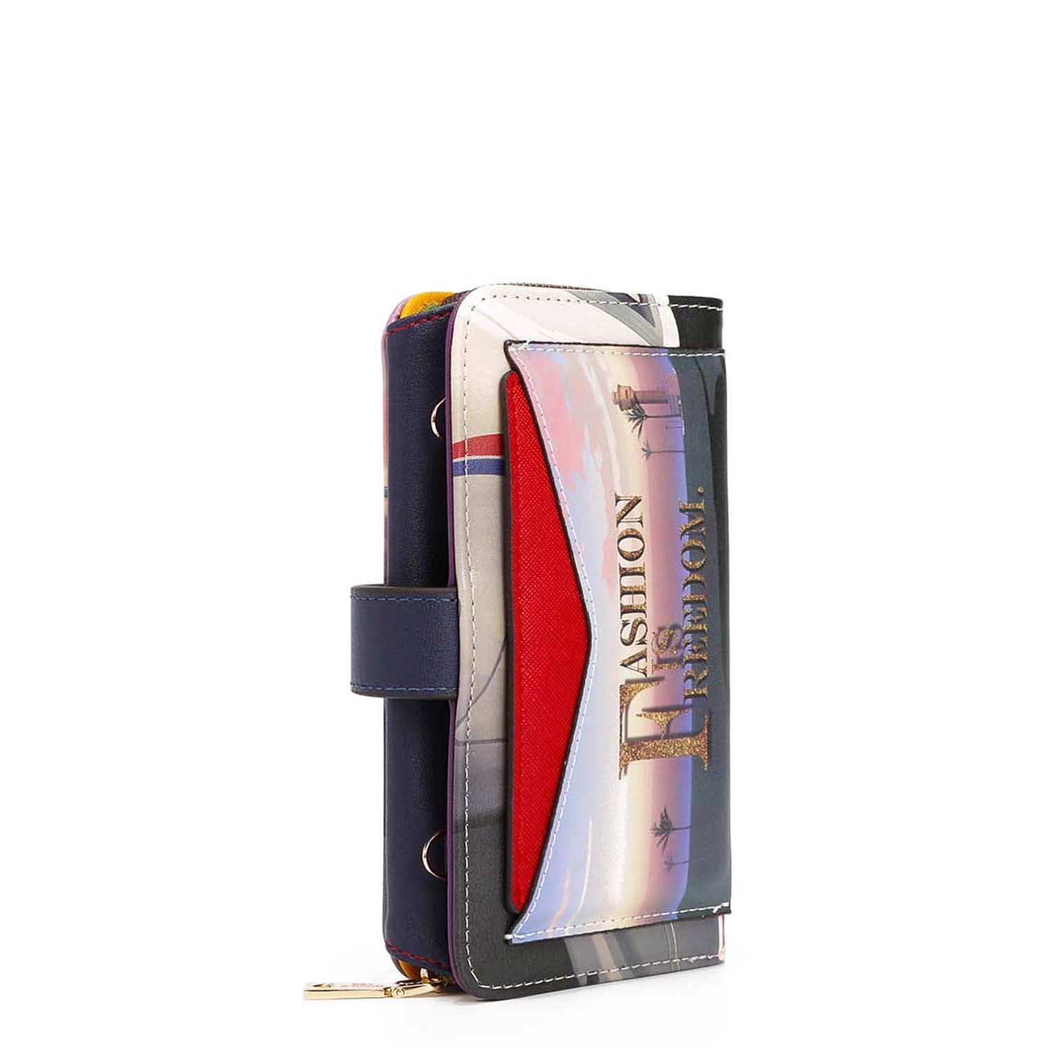 Stylish Trifold Phone Case with Crossbody Wallet - Perfect for Hands-Free Convenience While Shopping, Traveling, or Running Errands