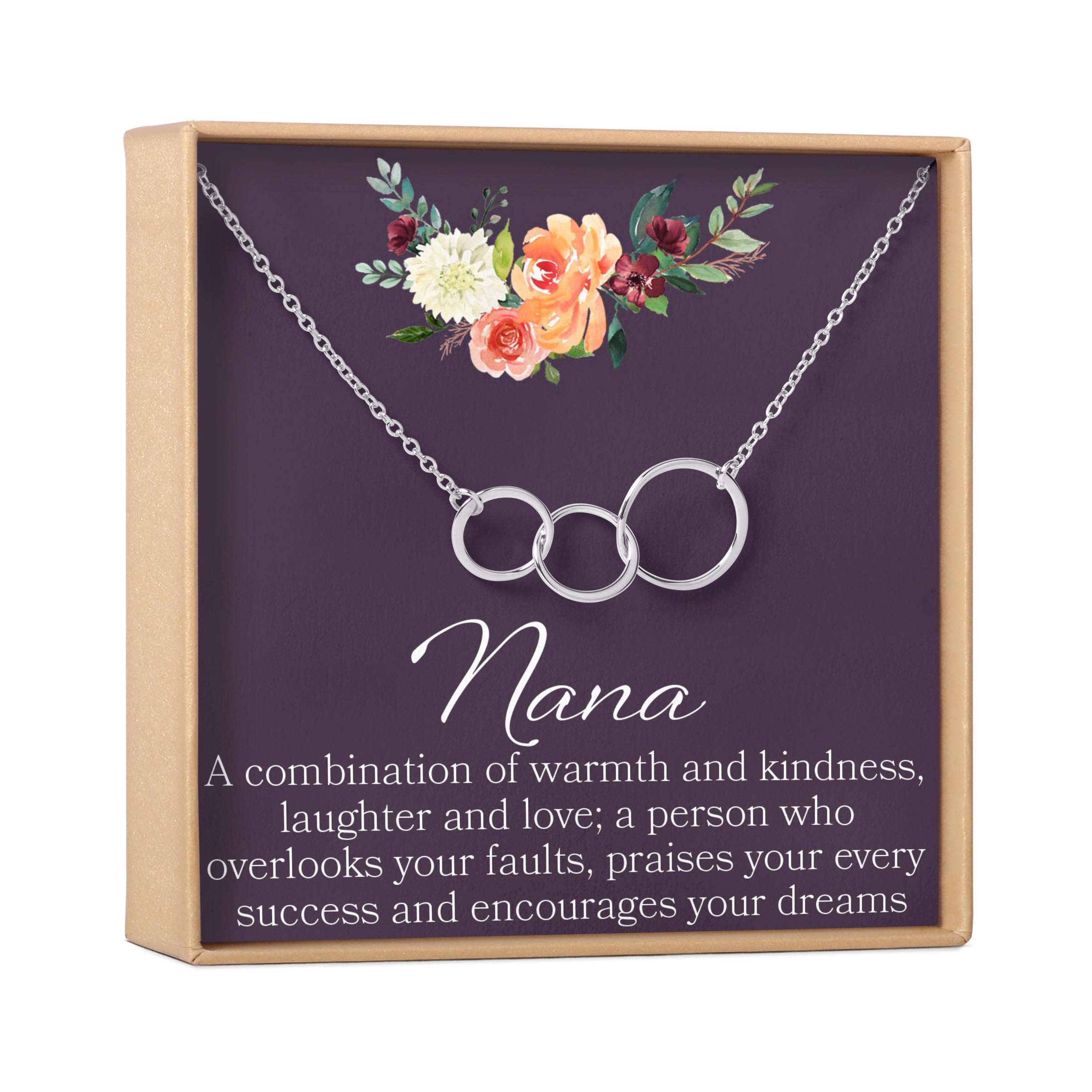 Nana Necklace - Elegant Heart Pendant Jewelry Gift for Birthday, Christmas, Anniversary & Valentine's Day | Perfect for Women, Girlfriend, Wife & Mom | Romantic Keepsake for Special Occasions