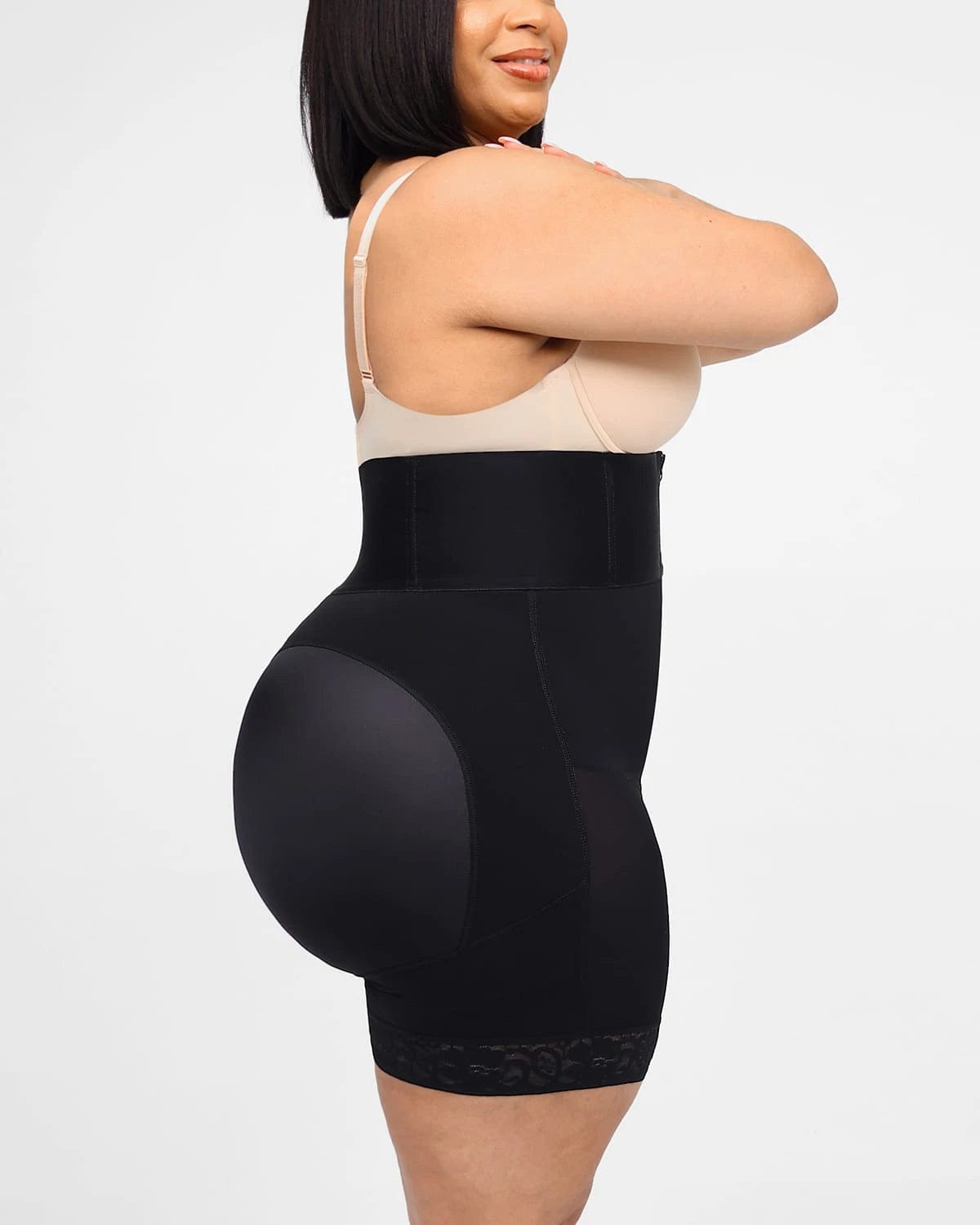 AirSlim® Plus Curve High Waist Shaping Shorts for Women - Tummy Control & Butt Lifting Workout Shorts - Perfect for Yoga, Gym & Everyday Wear