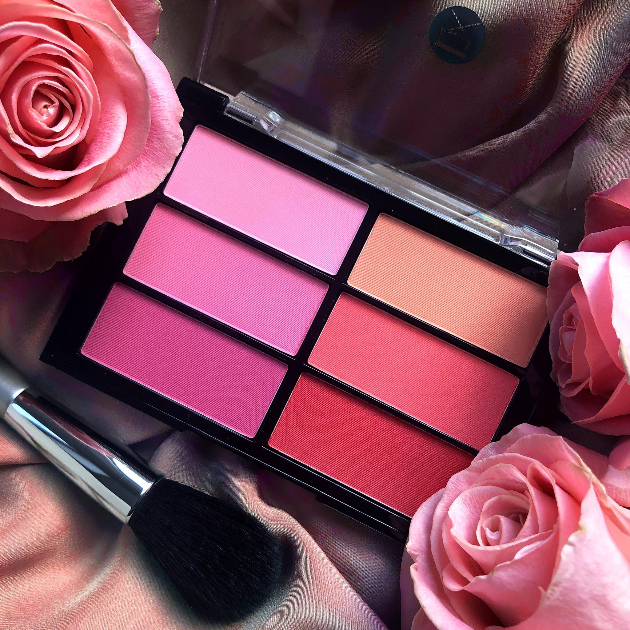 Viseart Paris Blush Palette - Rose & Coral Shades | Long-Lasting, Highly Pigmented Makeup for Professional & Everyday Use | Perfect for Bridal, Party & Office Looks