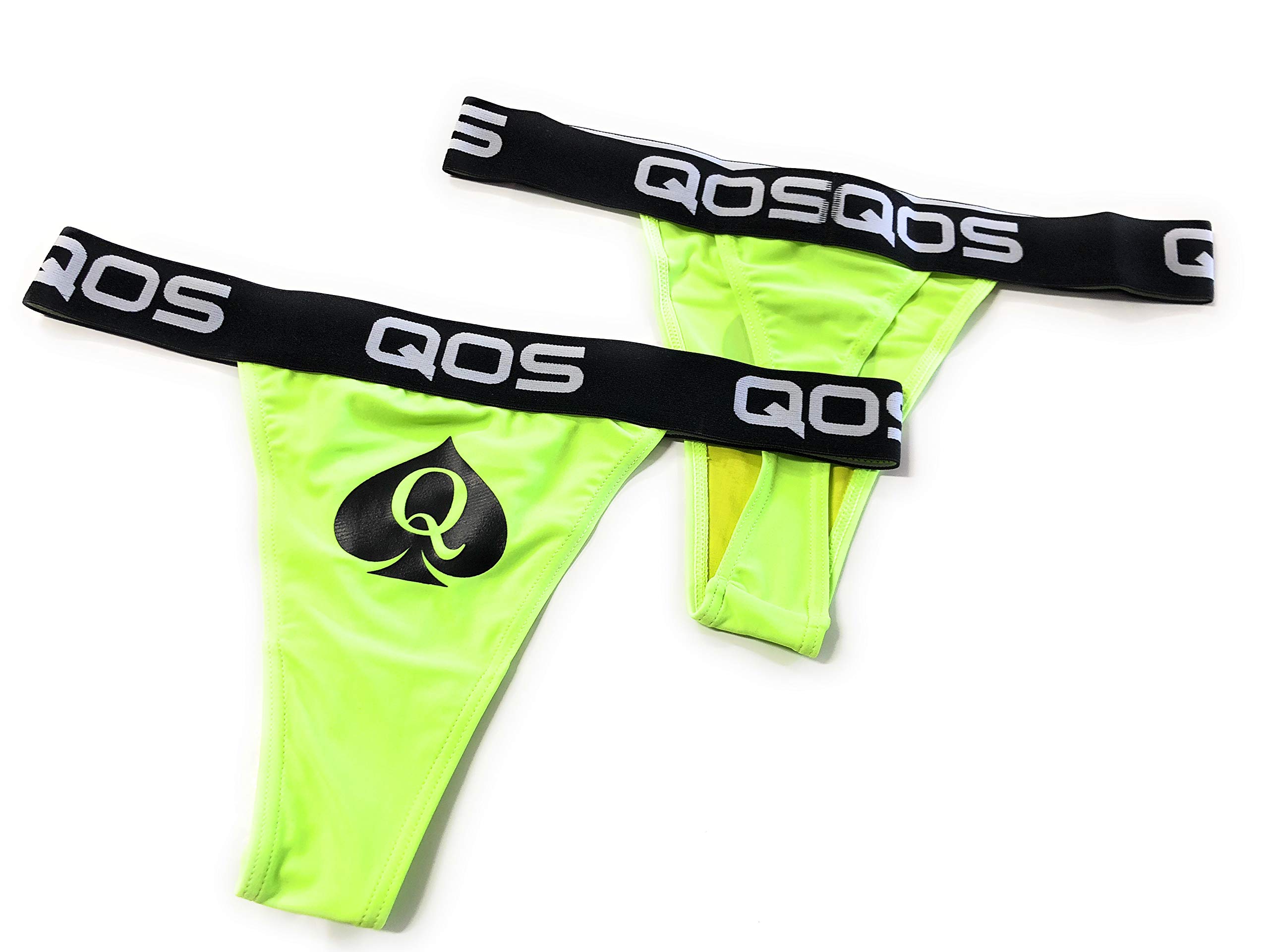 Queen of Spades QOS Sexy Ladies Sports Brazilian Thong - Comfortable & Stylish Workout Underwear for Yoga, Gym & Activewear
