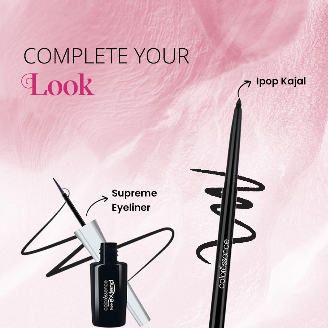 **COLORESSENCE Ultra Lash Pro Mascara - Volumizing & Lengthening for Dramatic Lashes | Smudge-Proof, Waterproof Formula | Intense Black Finish | Buy 1 Get 1 Free | Perfect for Daytime, Nighttime & Special Occasions**