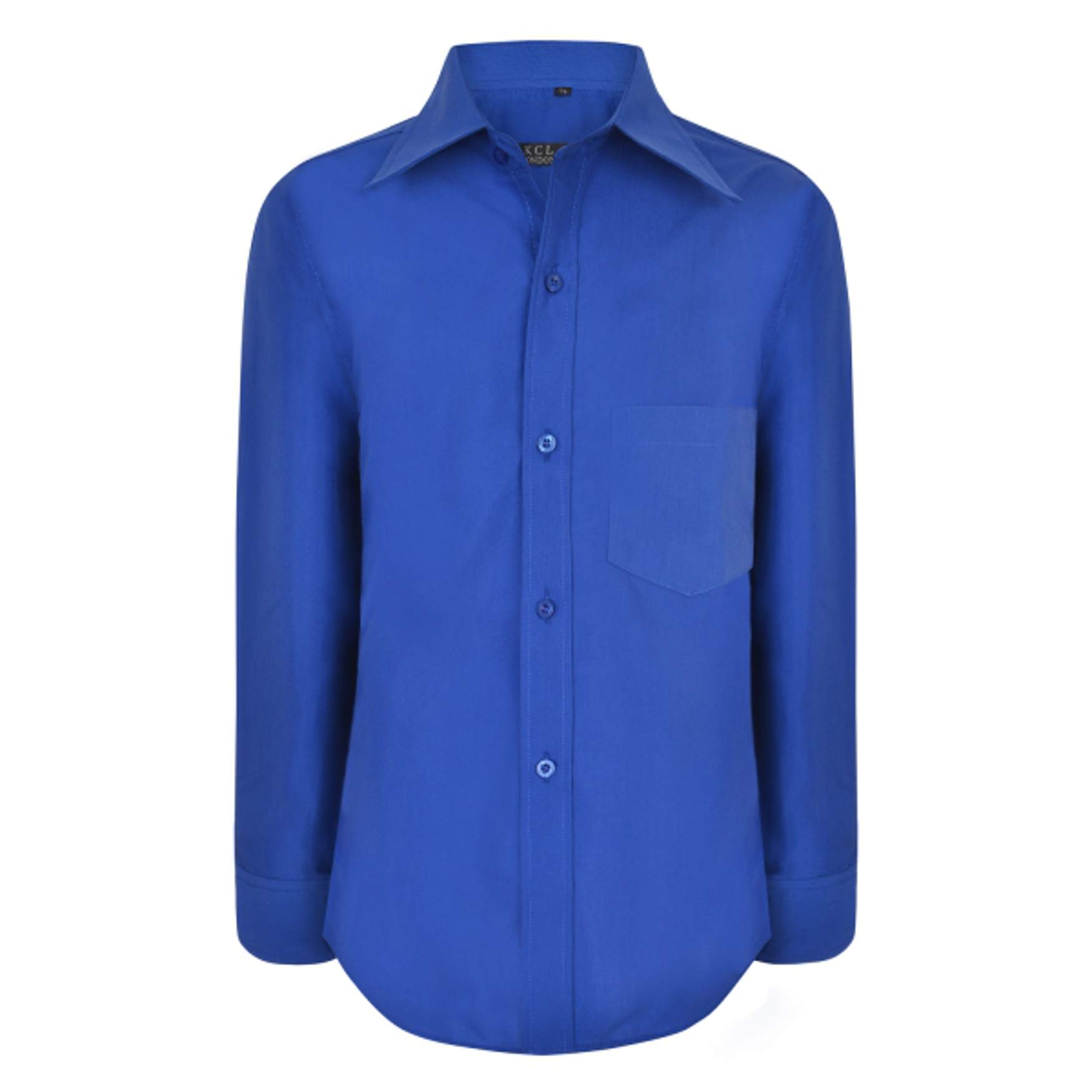 Boys Formal Shirt - Long Sleeve Plain Dress Shirt for Wedding & Party (Ages 1-15 Years) | Perfect for Special Occasions, School Events & Family Gatherings