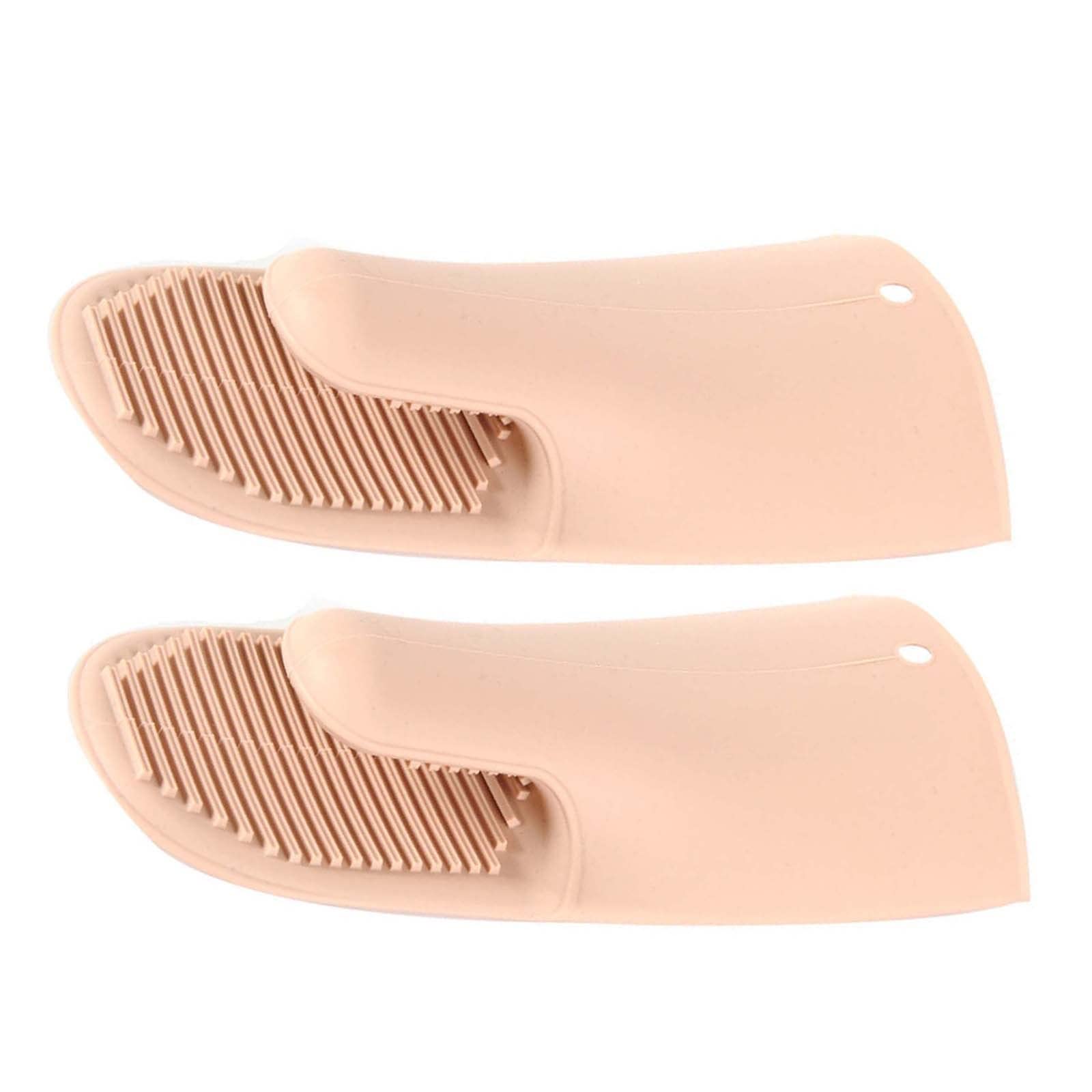 Zerlibeaful 2-Pack Heat Resistant Silicone Oven Gloves - Non-Slip Cooking & Baking Mitts for Microwave, Grilling, BBQ - Reusable Kitchen Pot Holder (Pink, One Size) - Perfect for Baking, Roasting, and Handling Hot Dishes Safely