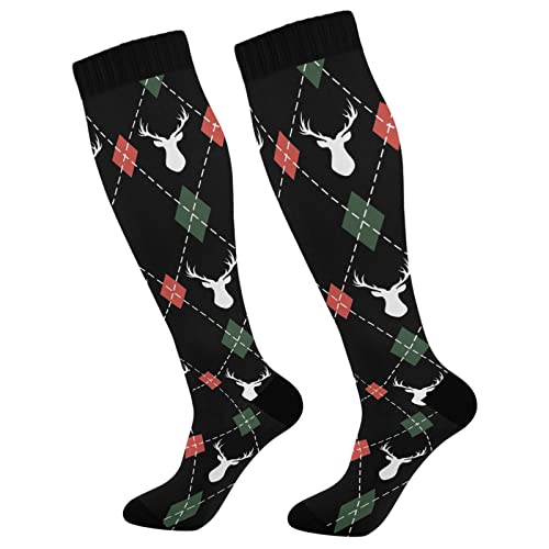 Christmas Argyle Deers Plaid Scottish