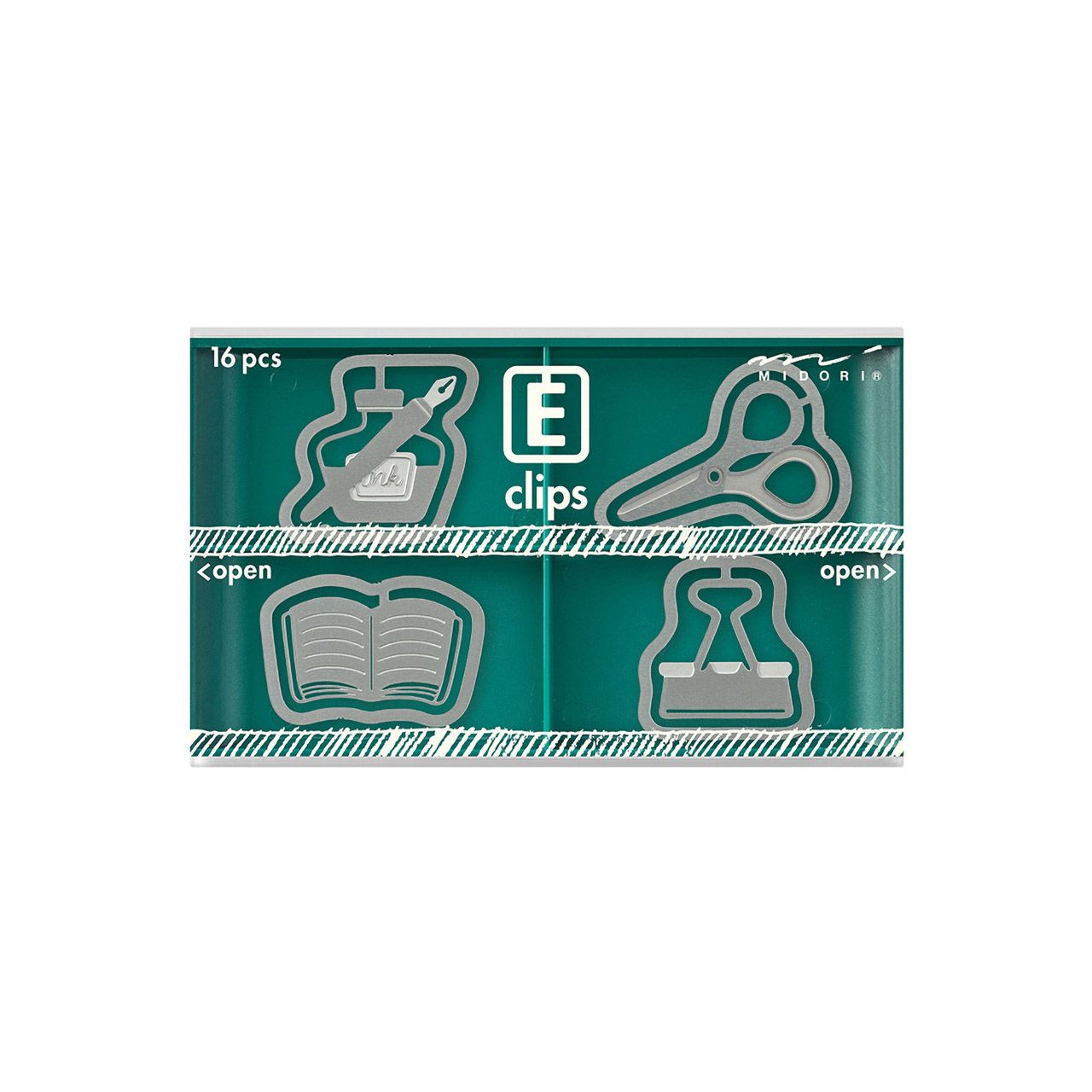 16-Piece MD Etching E-Clips Set - Stainless Steel Retaining Rings for Automotive, Machinery & DIY Projects