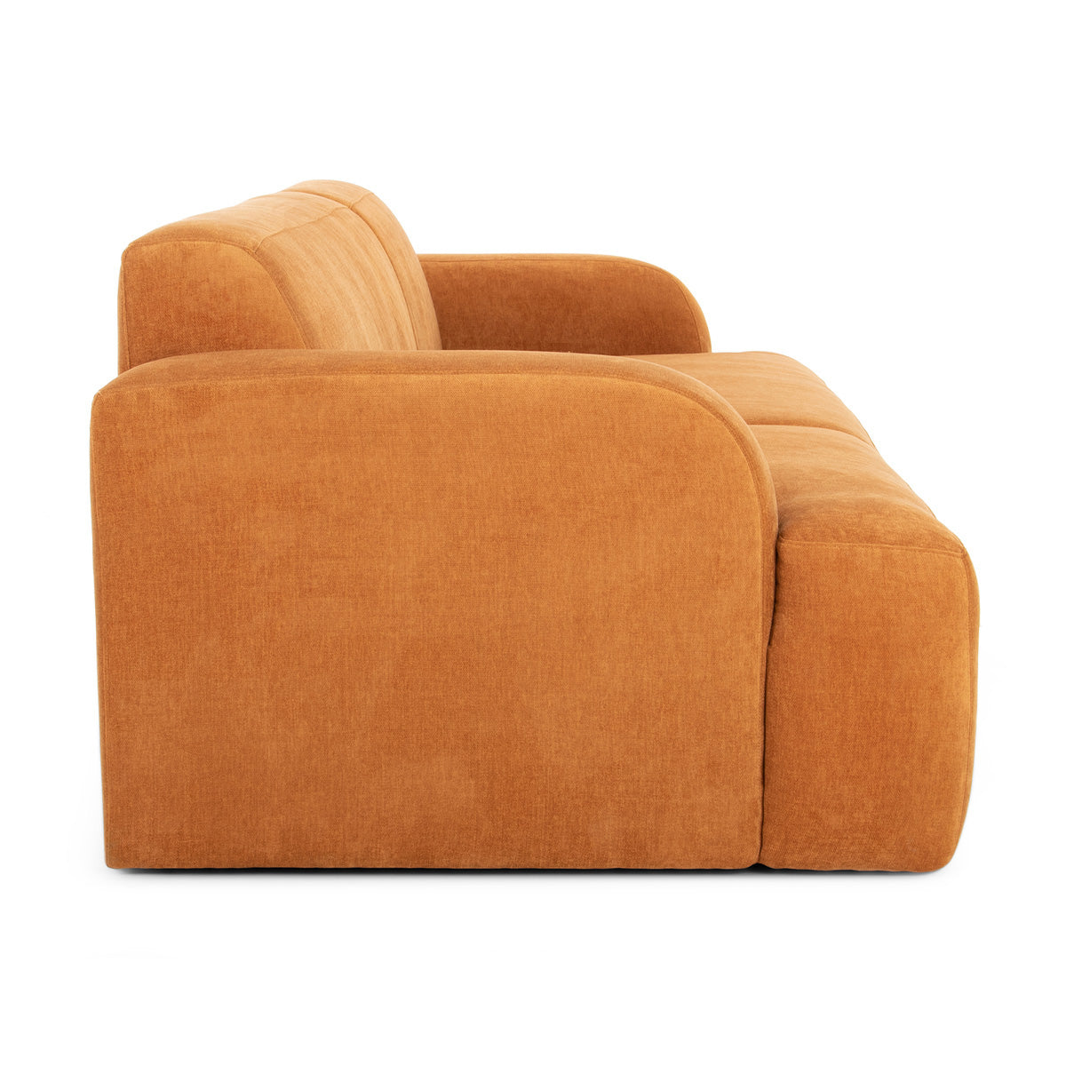 Brooklyn 3-Seater Sofa - Modern Fabric Couch for Living Room, Lounge & Family Room - Comfortable Sectional Sofa for Home Decor