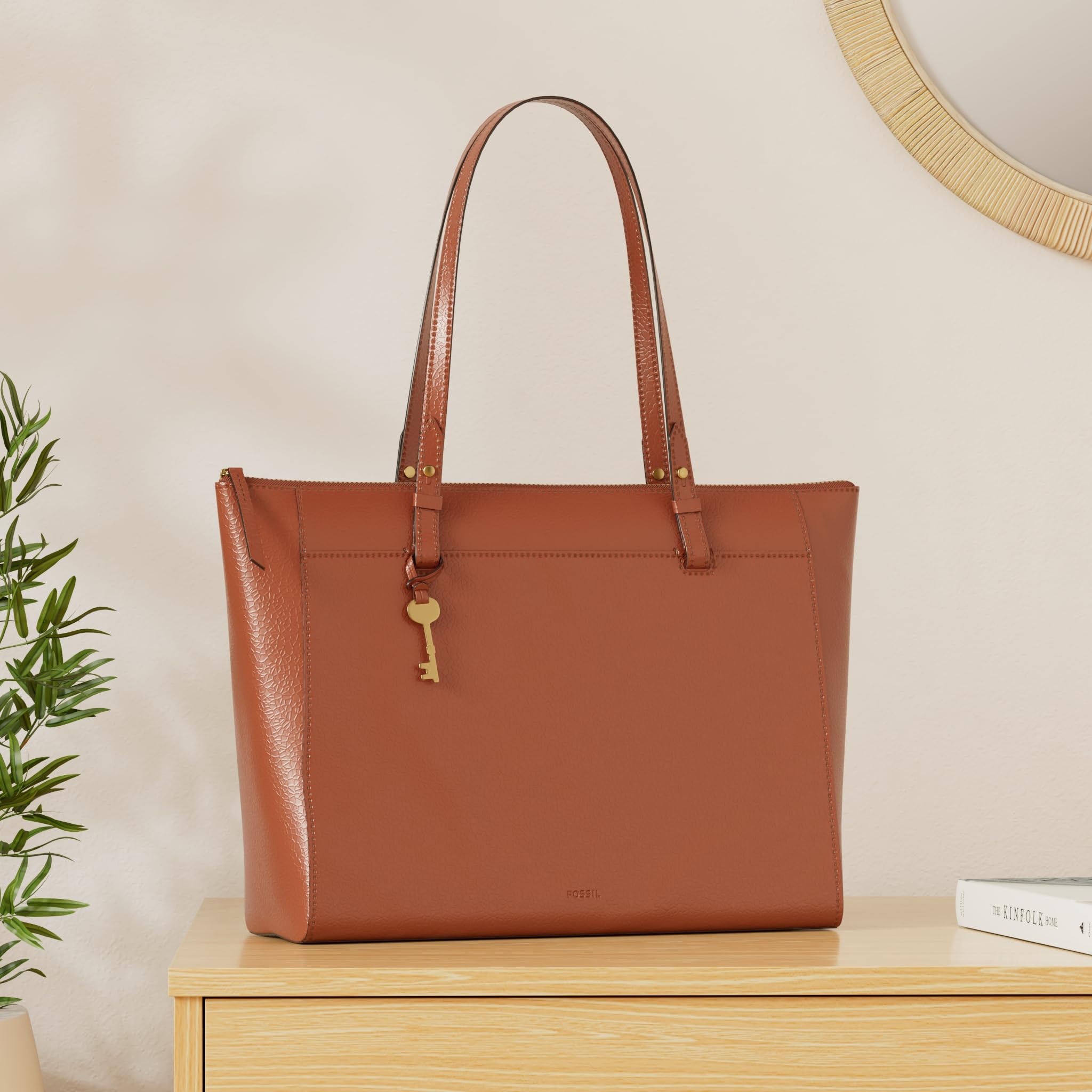 Fossil Women's Rachel Tote Purse Handbag - Stylish Leather Shoulder Bag for Work, Travel & Everyday Use