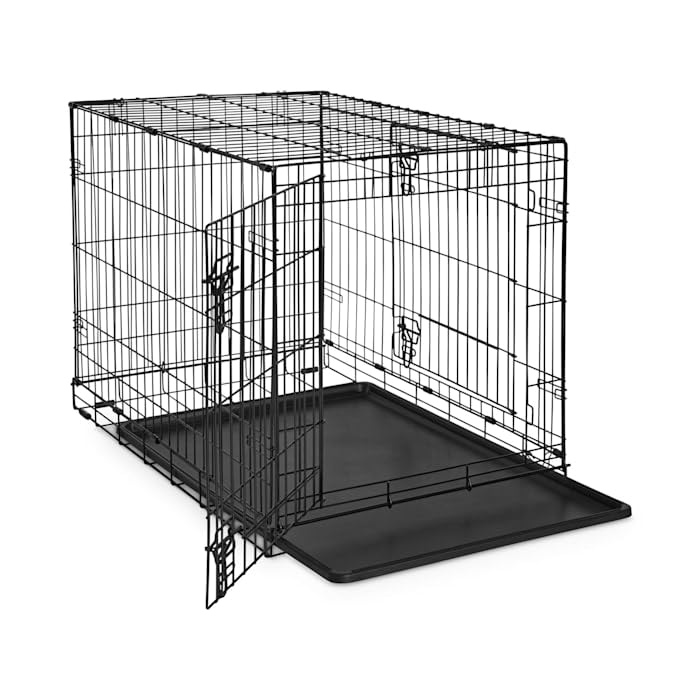 EveryYay Essentials 2-Door Folding Dog Crate - 36.5