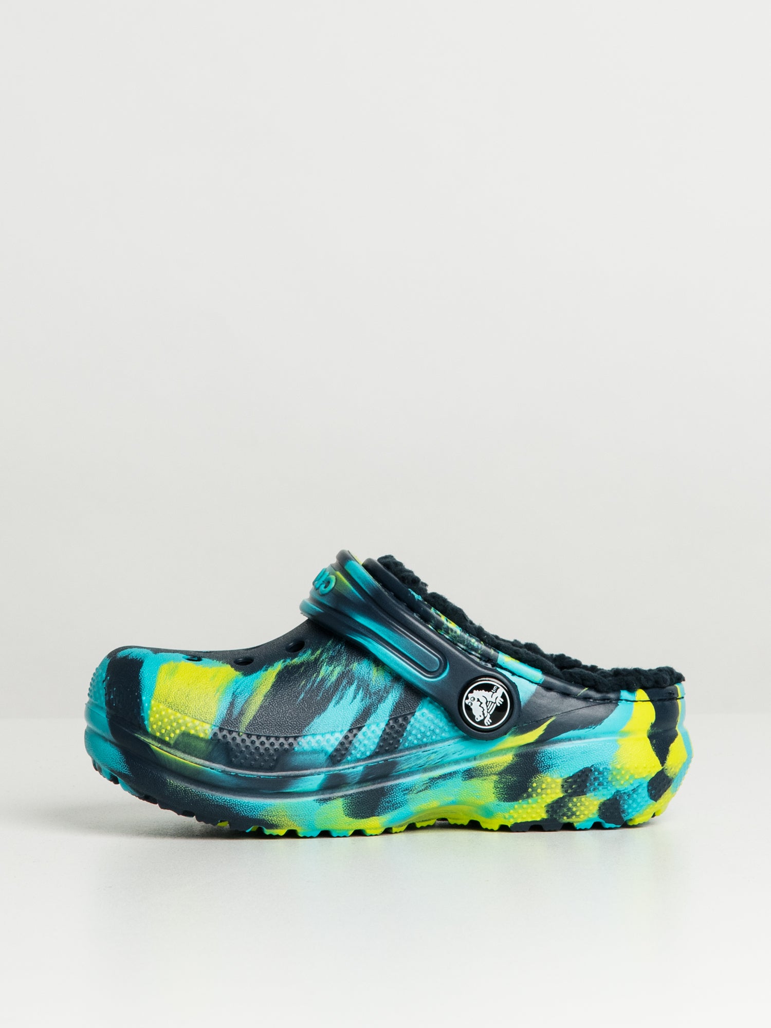 Crocs Kids Classic Lined Marbled Clog - Waterproof & Comfortable Slip-On Shoes for Boys & Girls - Perfect for School, Play & Outdoor Activities