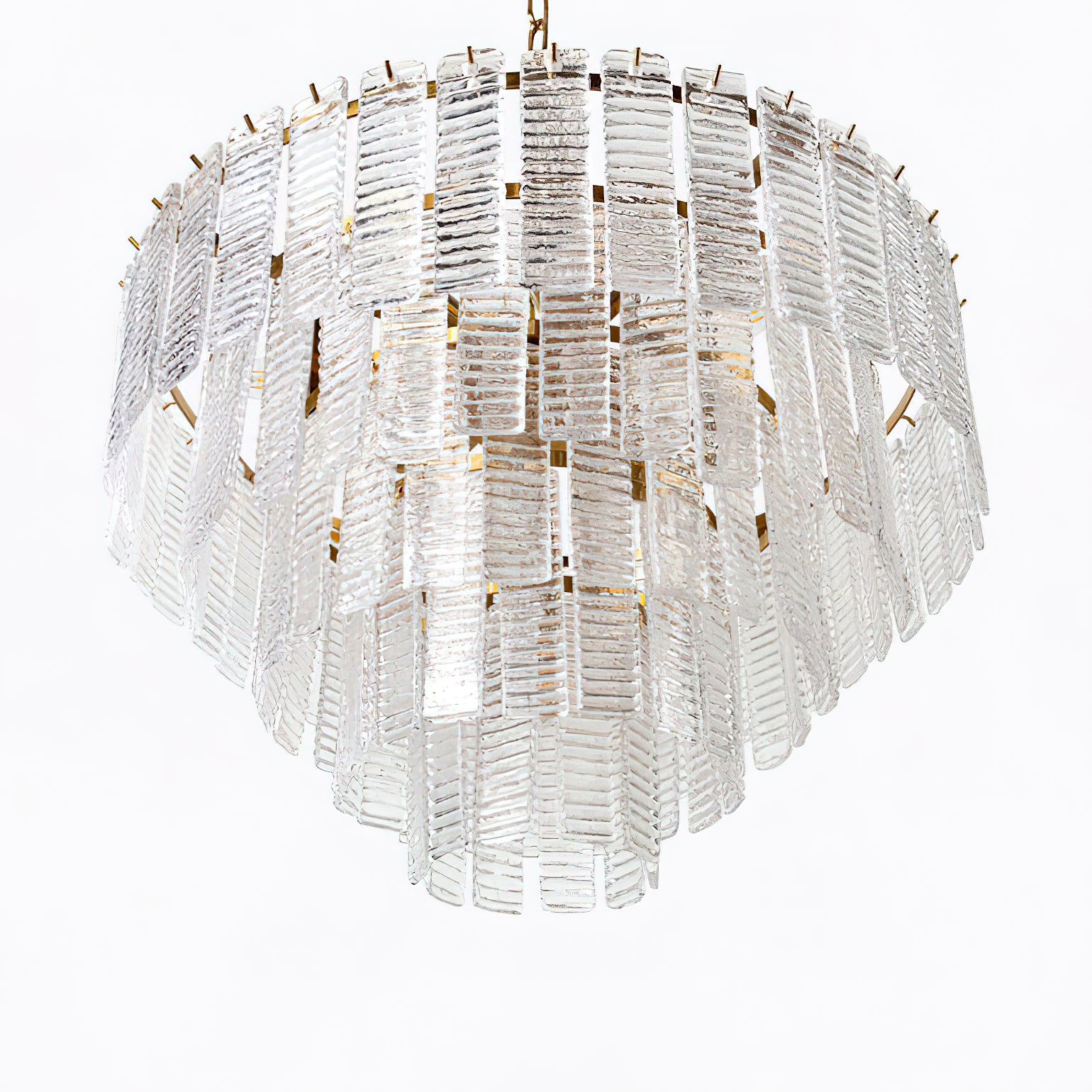 Elegant Amaro Murano Glass Chandelier - Handcrafted Italian Crystal Lighting Fixture for Dining Room, Living Room & Bedroom Decor