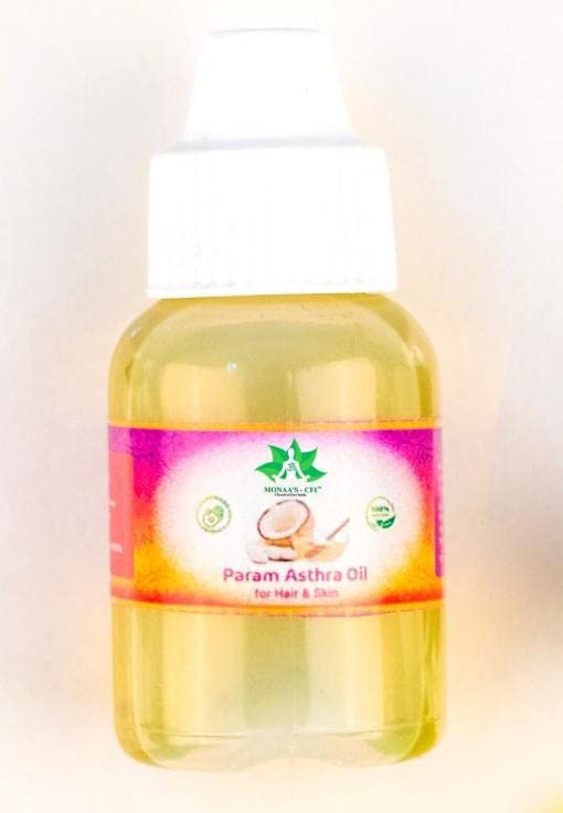 MONAA'S CFI CHEMICAL FREE INDIA Paramastra Oil - 10ml | 100% Natural Ayurvedic Hair & Scalp Treatment | Promotes Hair Growth & Reduces Dandruff | Perfect for Daily Hair Care Routine & Scalp Massage