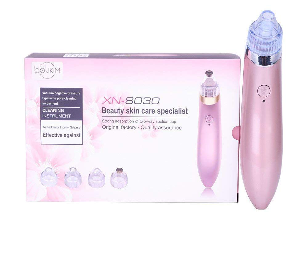Rexmon Beauty Skin Care XN-8030 Vacuum Pore Cleaner - Blackhead Remover Tool with Suction Technology for Acne Prone Skin | Perfect for Home Spa & Facial Care (Multicolor)