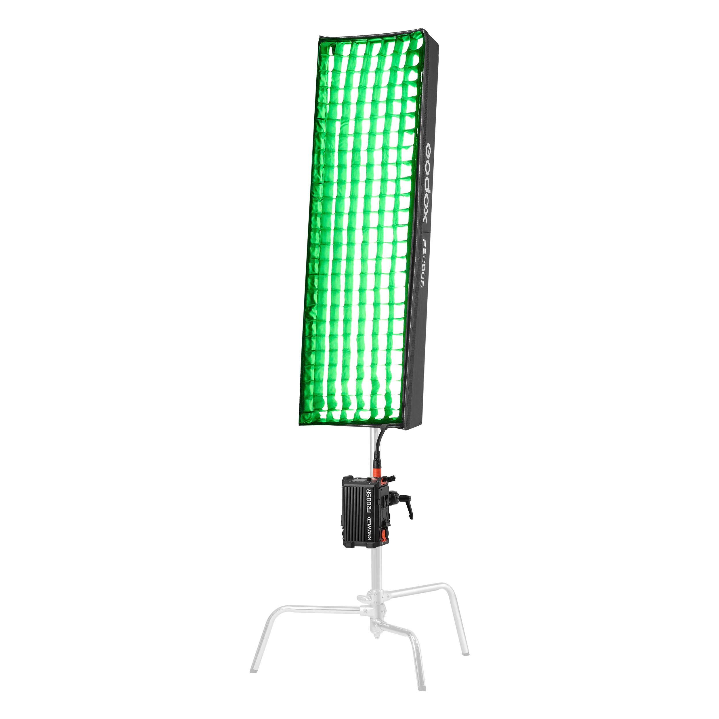 KNOWLED F200SR 1x4ft IP54 Waterproof Flexible RGB LED Panel for Filmmaking, Photography & Studio Lighting - Perfect for Video Production, Events & Creative Lighting Effects