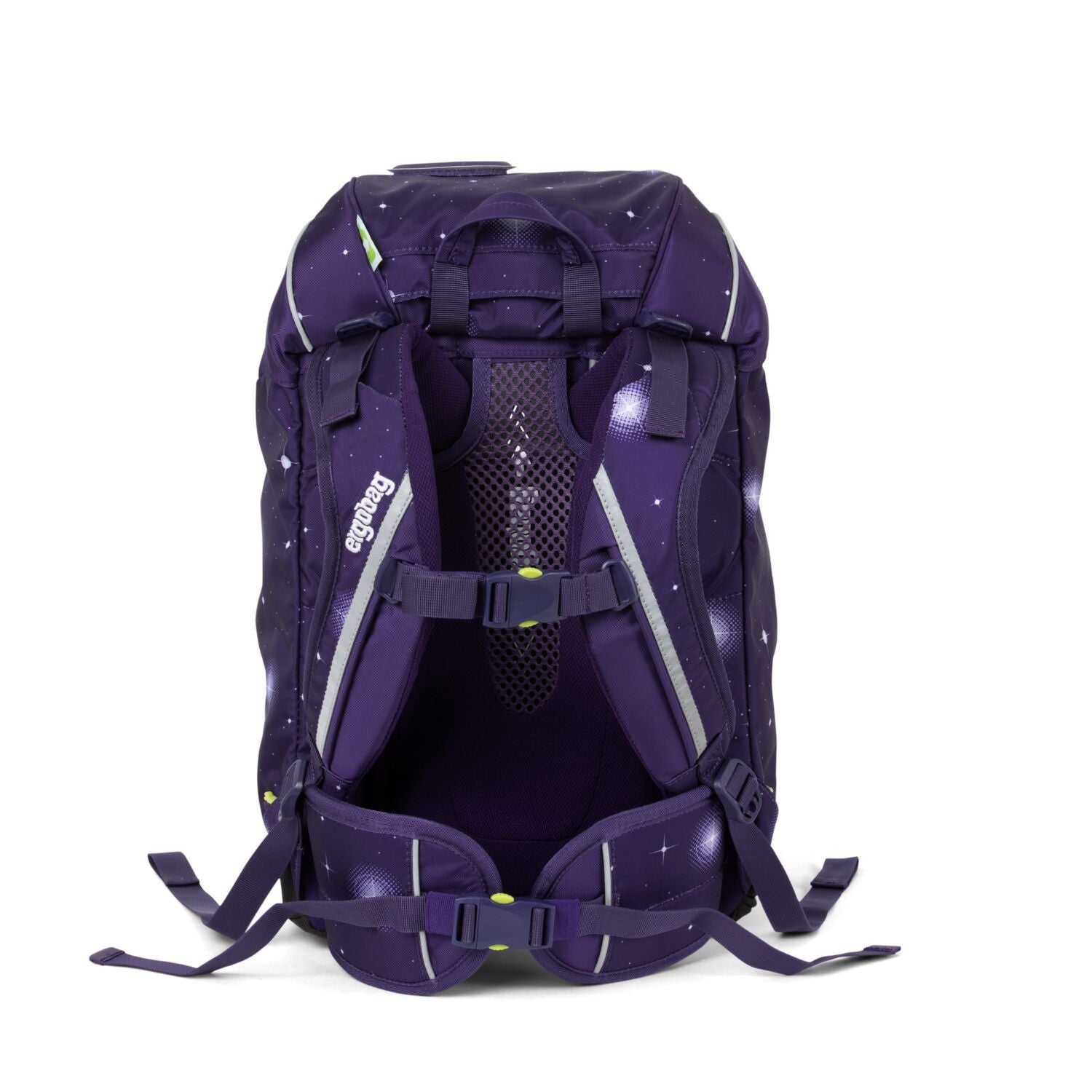 Ergobag Prime School Backpack - Beargasus Purple Galaxy Edition for Kids | Lightweight, Durable & Ergonomic Design | Perfect for School, Travel & Outdoor Adventures