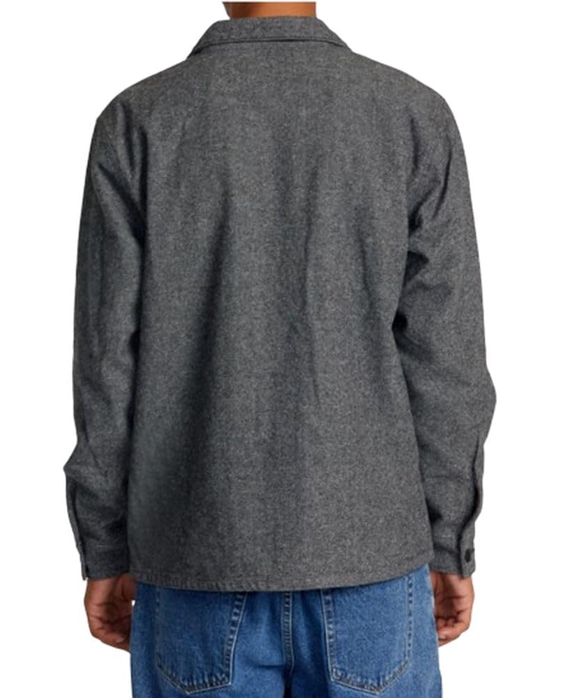 RVCA Men's Shirt Jacket - Lightweight Casual Button-Up Shirt Jacket for Outdoor Activities, Streetwear & Layering