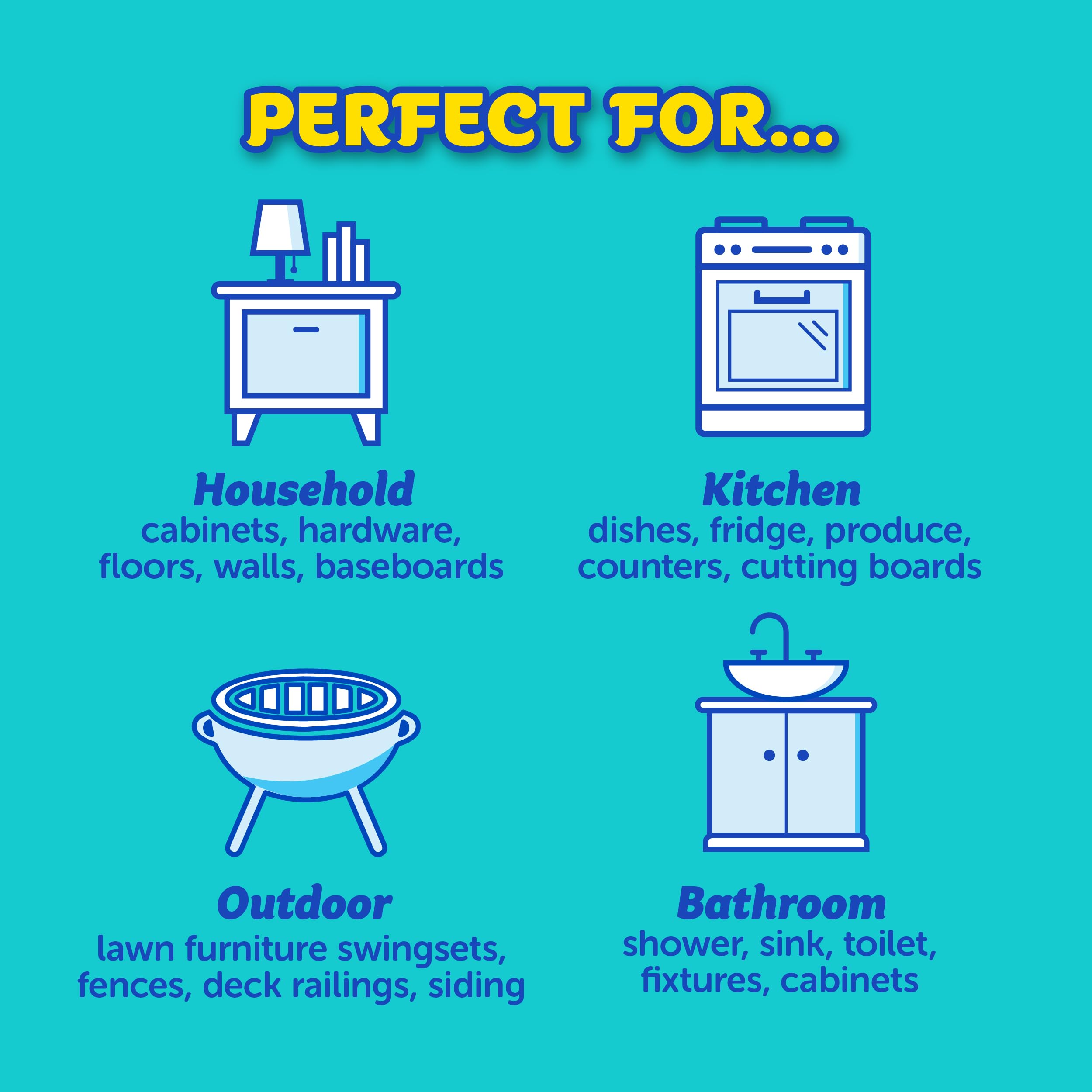 Scrub Daddy Sponges & Cif All Purpose Cleaner Lemon - Non-Scratch Kitchen & Bathroom Cleaning Sponges with Multipurpose Cleaner Cream - Best for Dishes, Countertops, Sinks & Tough Stains - Essential Cleaning Supplies Kit for Home & Office