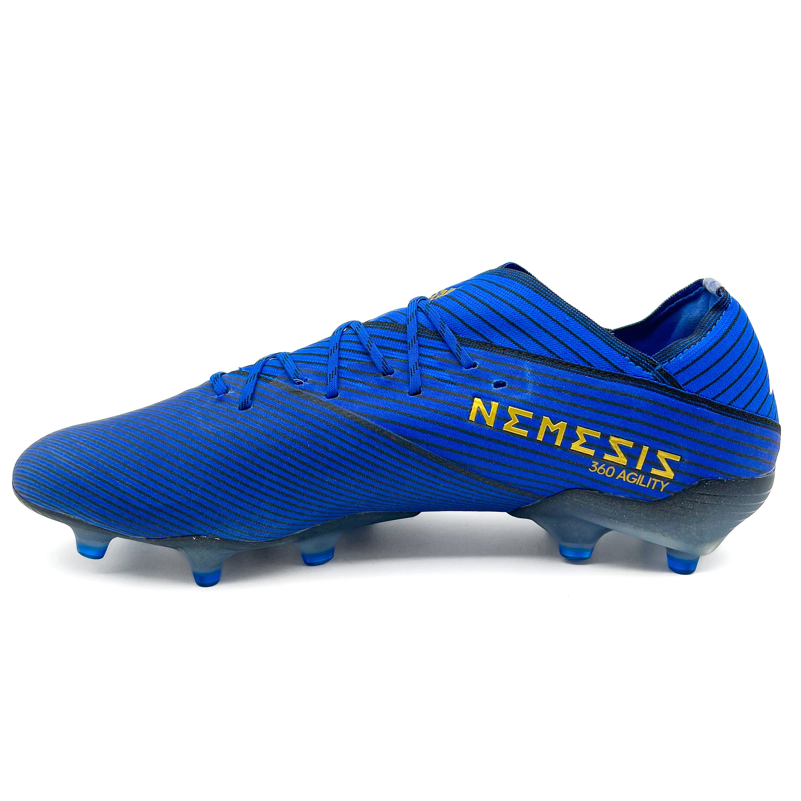 Adidas Nemeziz 19.1 Firm Ground Soccer Cleats - Football Blue | Lightweight & Flexible for Competitive Matches | Perfect for Turf & Outdoor Play