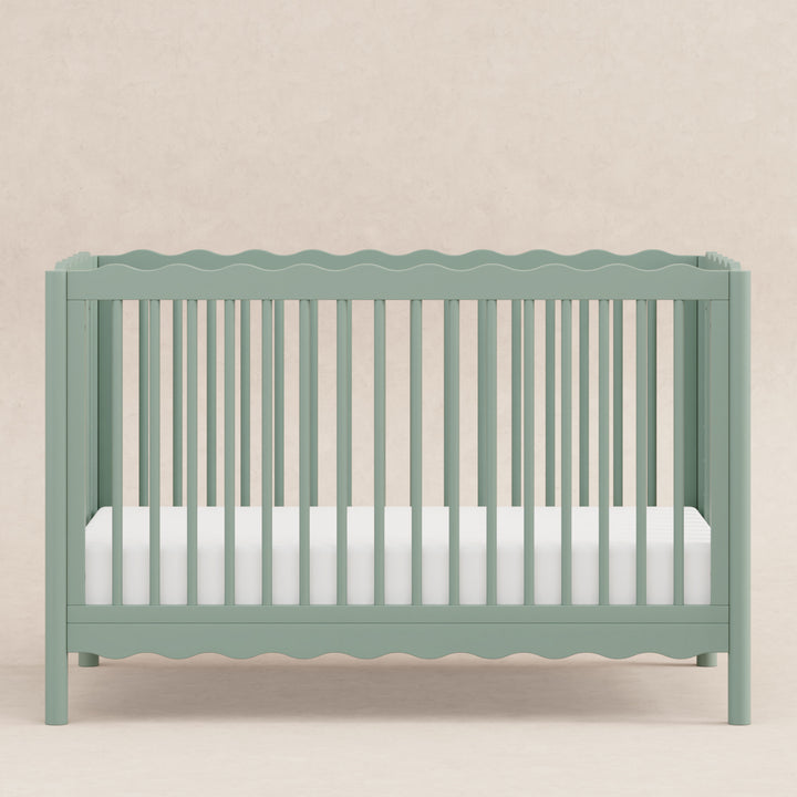 Babyletto Swell 4-in-1 Convertible Crib to Toddler Bed & Full Size Bed - Modern Nursery Furniture for Baby & Kids Room - Safe, Stylish & Space-Saving Design for Small Spaces
