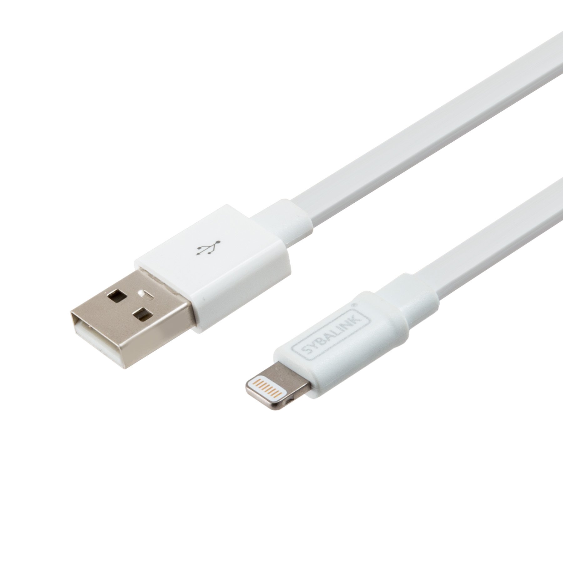 Syba SD-CAB20181 Lightning to USB 2.0 Charging & Data Sync Cable for iPhone iPad iPod - Fast Charging & Reliable Data Transfer for Home Office Travel
