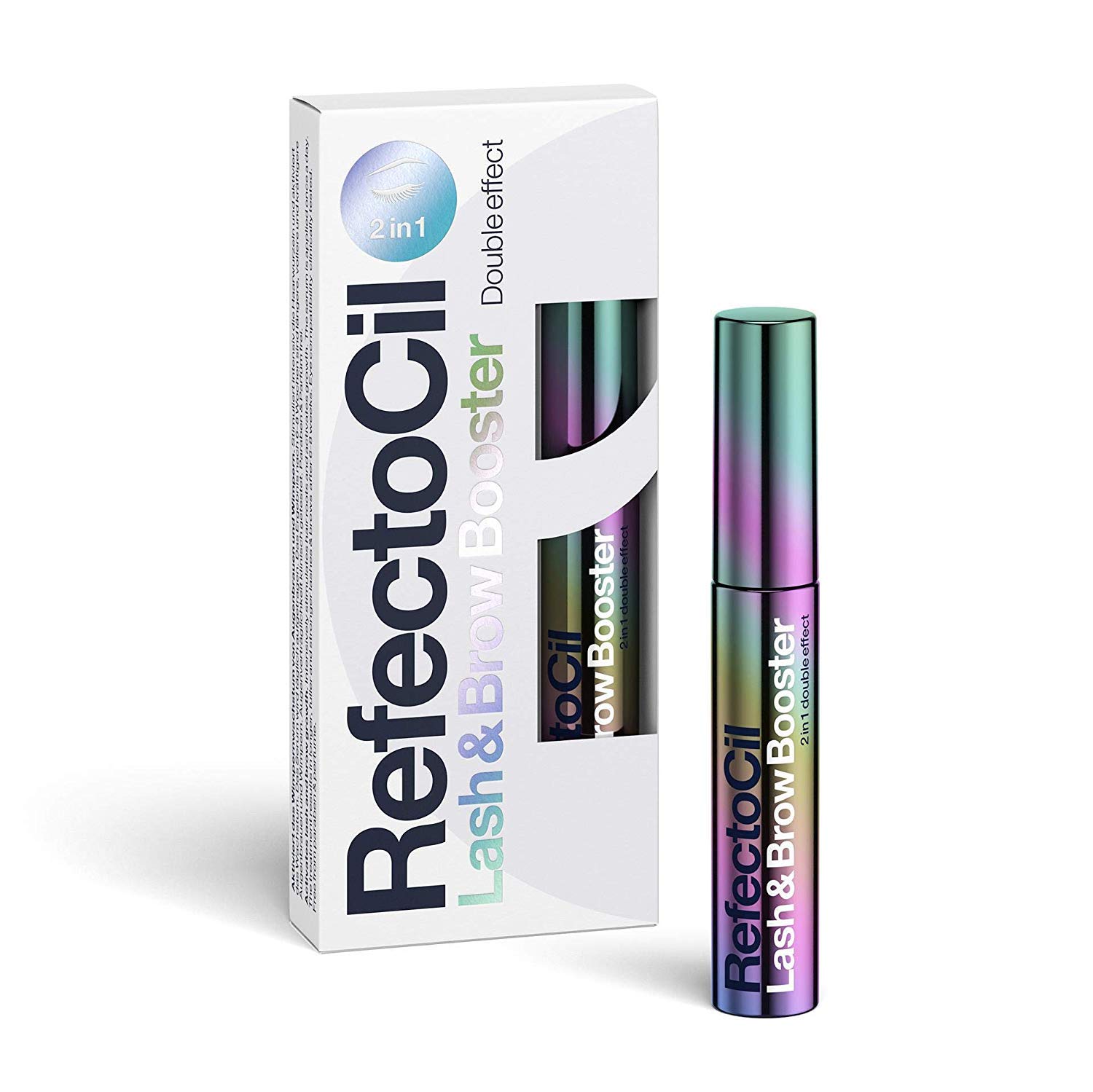 GWCosm Refectocil Lash & Brow Booster 2-in-1 Growth Serum - 4+1 Free Bonus - Natural Eyelash & Eyebrow Enhancer for Thicker, Fuller Hair - Perfect for Daily Beauty Routine & Special Occasions