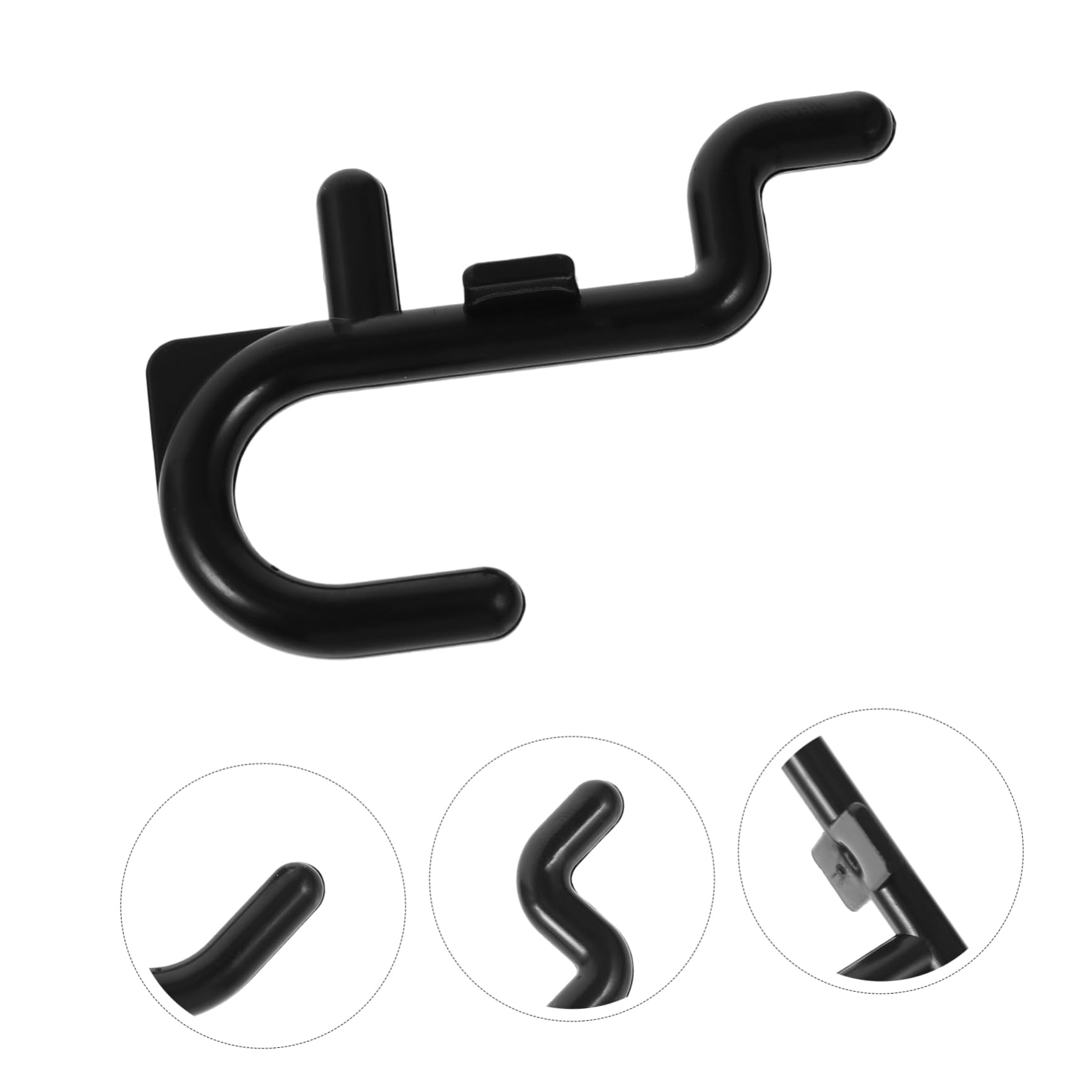 CHILDWEET 20pcs Heavy Duty Plastic Pegboard Hooks Kit - Utility Tool Hooks for Garage Organization & Wall Storage - Easy Installation for DIY Projects, Workshops & Home Improvement