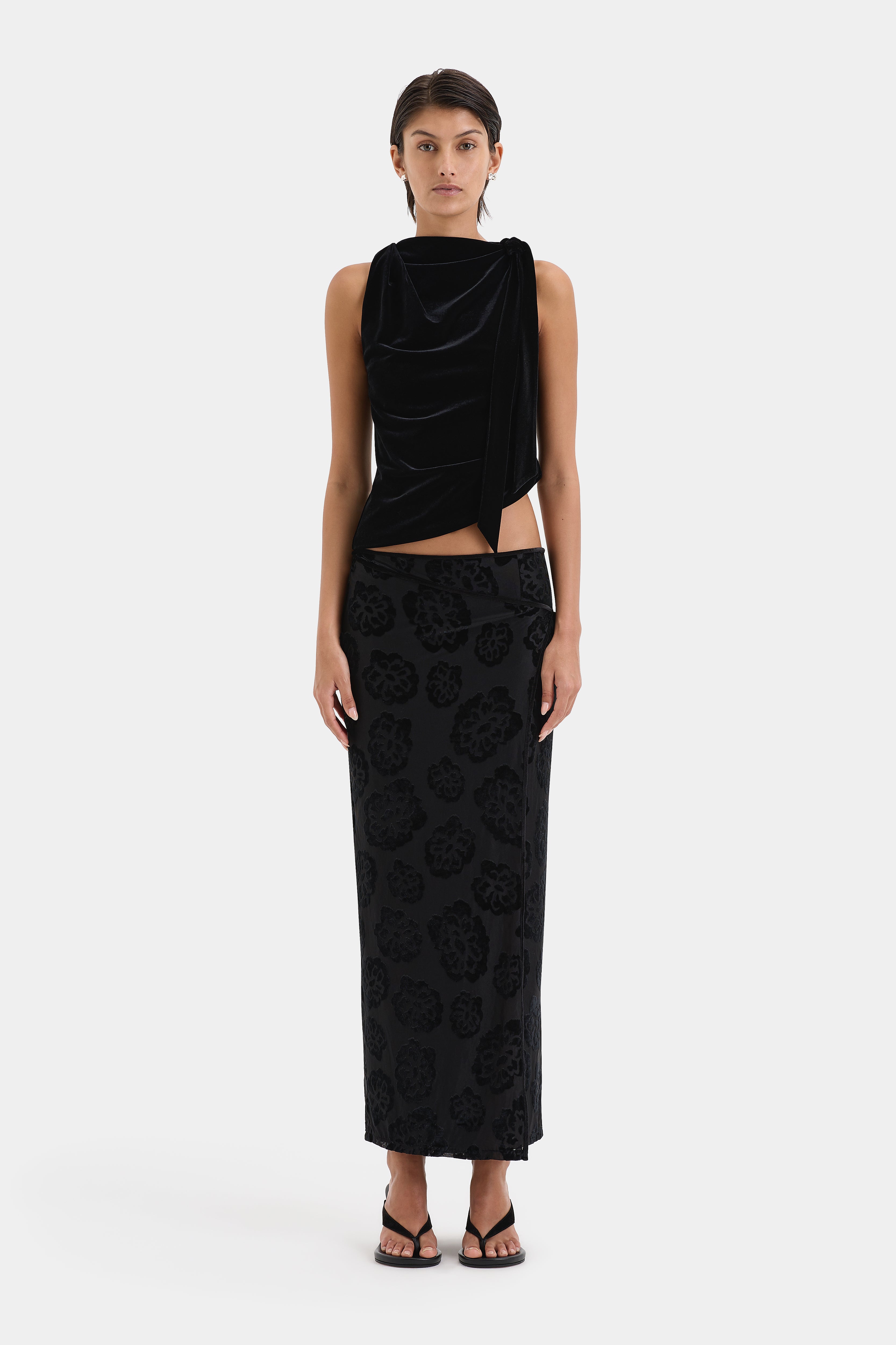 Ettore Drape Top - Elegant Women's Blouse for Work & Evening Wear | Perfect for Office, Date Night & Special Occasions