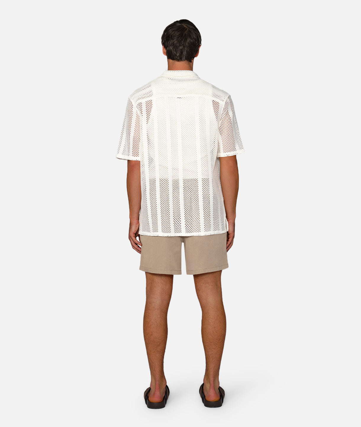 Mercer Short Sleeve Shirt for Men - Classic Off White Casual Button Down Shirt | Perfect for Office, Business Meetings & Summer Outfits