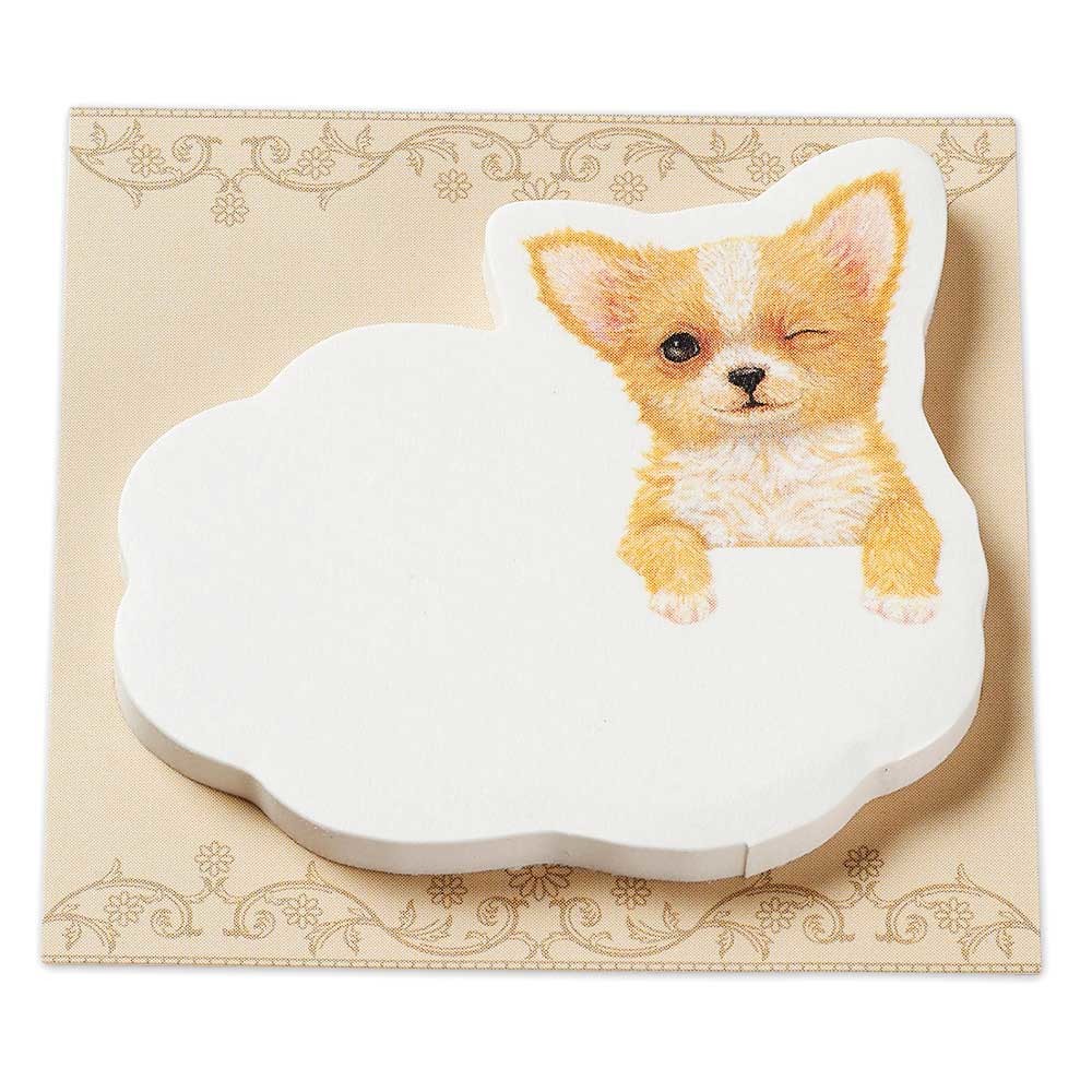 Adorable Chihuahua Puppy Shaped Sticky Notes - Cute Dog Memo Pads for Office, School & Home Organization - Fun Stationery Supplies for Notes, Reminders & To-Do Lists