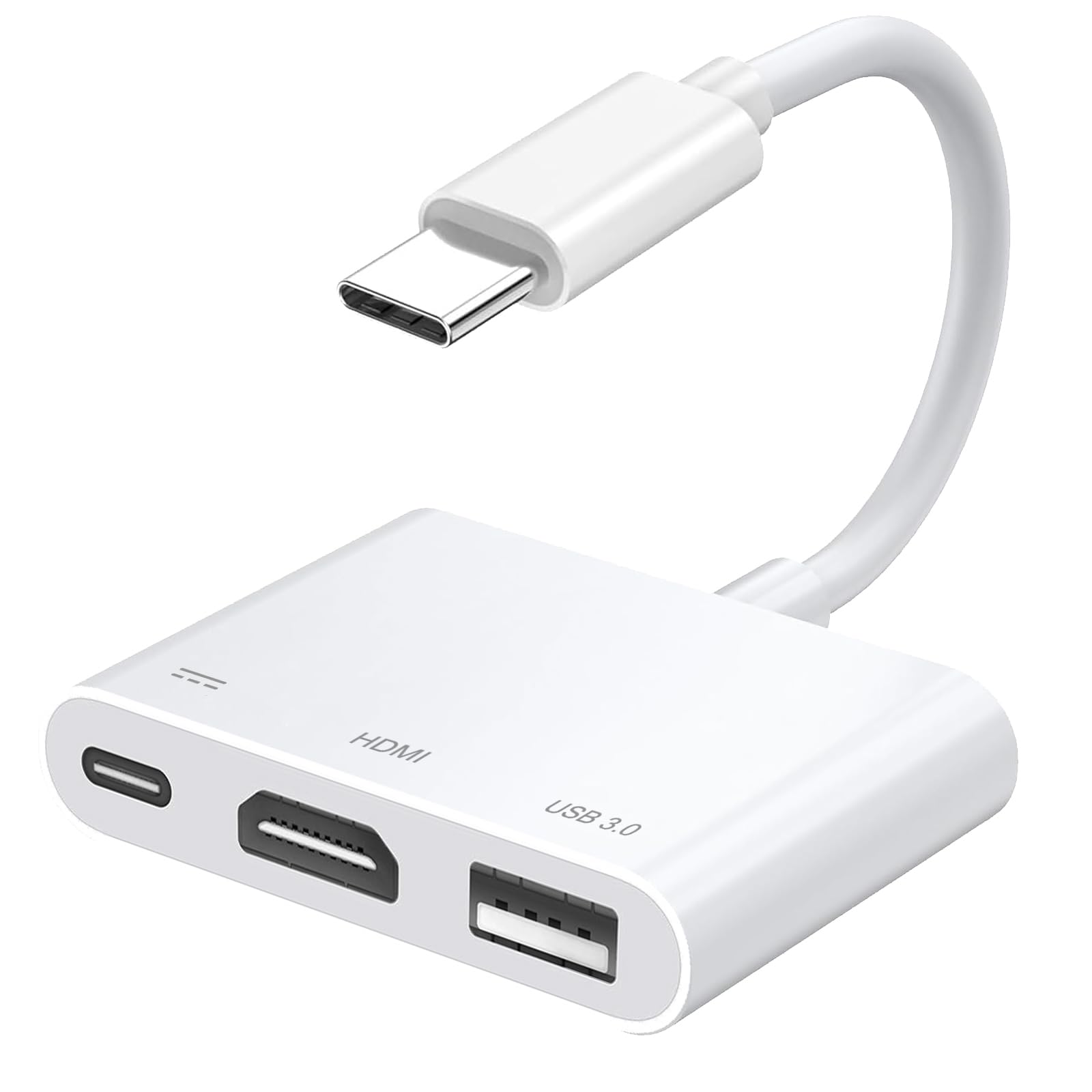 4K USB C to HDMI Adapter with 100W PD & USB 3.0 Port - Digital AV Converter for MacBook Pro, iPad Pro, iPhone 15, Switch & USB-C Devices - Perfect for Home Office, Gaming & Presentations