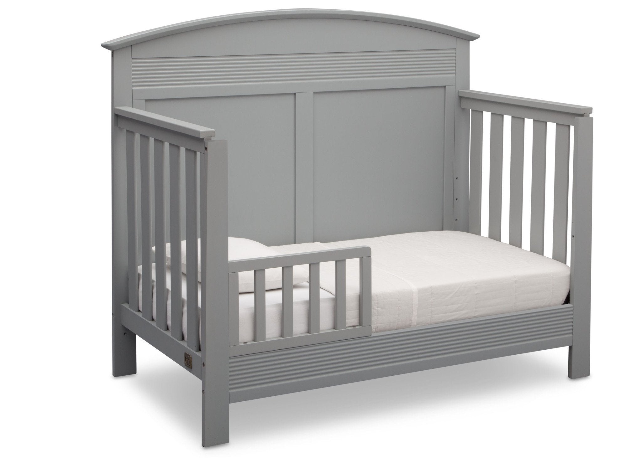 Ashland 4-in-1 Convertible Baby Crib - White Nursery Furniture for Newborn to Toddler - Perfect for Nursery, Bedroom & Daycare Use