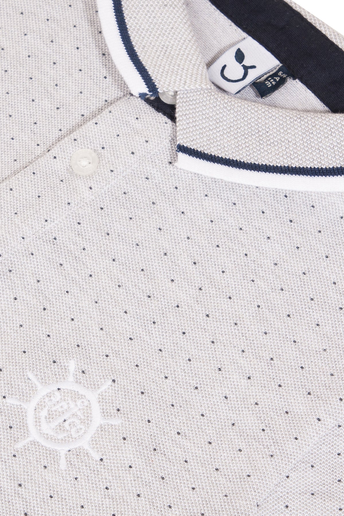3pommes Anchor Boys Polo Shirt - Classic Cotton Short Sleeve Button Down Shirt for Boys | School Uniform, Casual Wear & Special Occasions