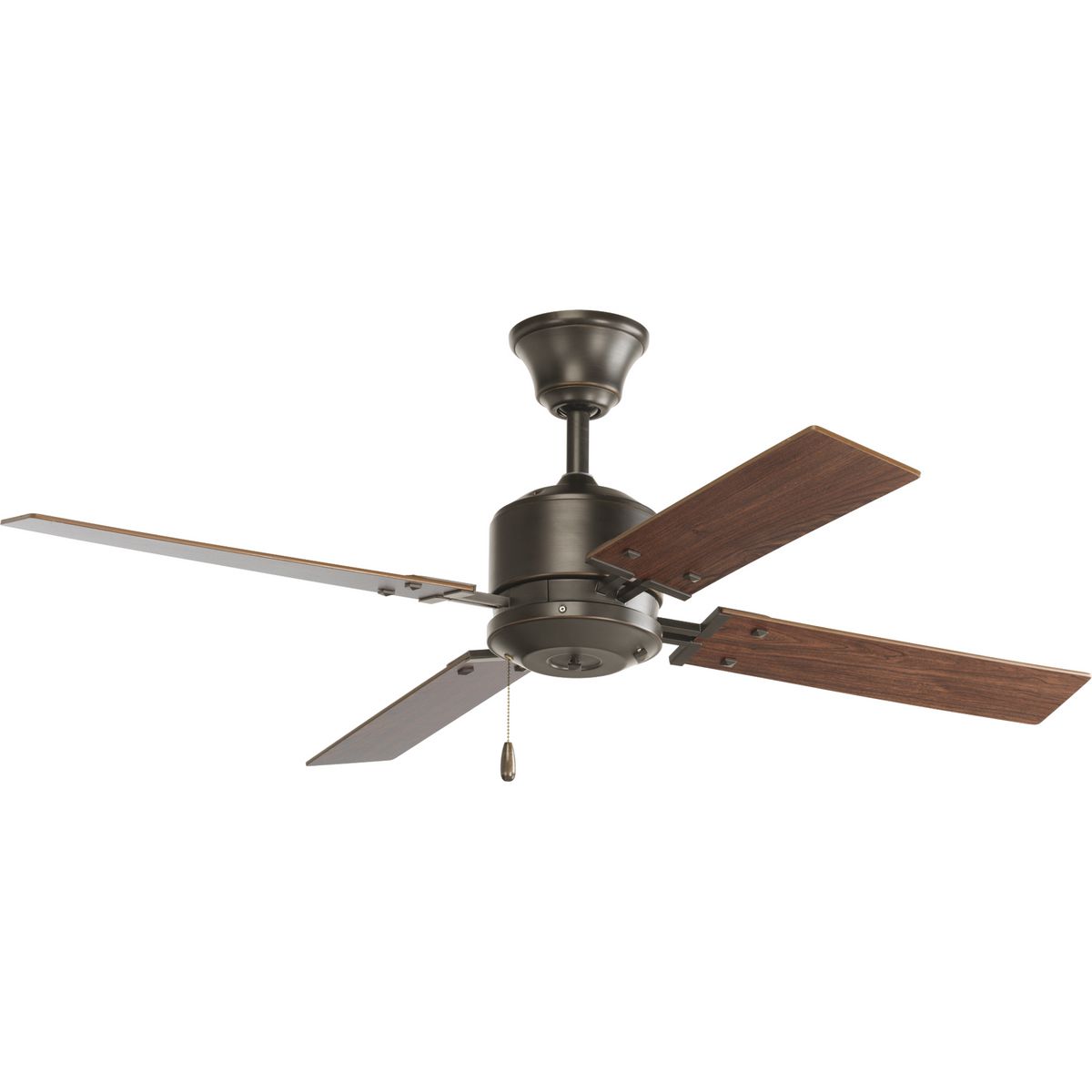 Clifton Heights 52-Inch 4-Blade Ceiling Fan with Remote Control - Modern Indoor Ceiling Fan for Living Room, Bedroom, and Office - Energy Efficient Quiet Cooling Fan with Light Kit Option