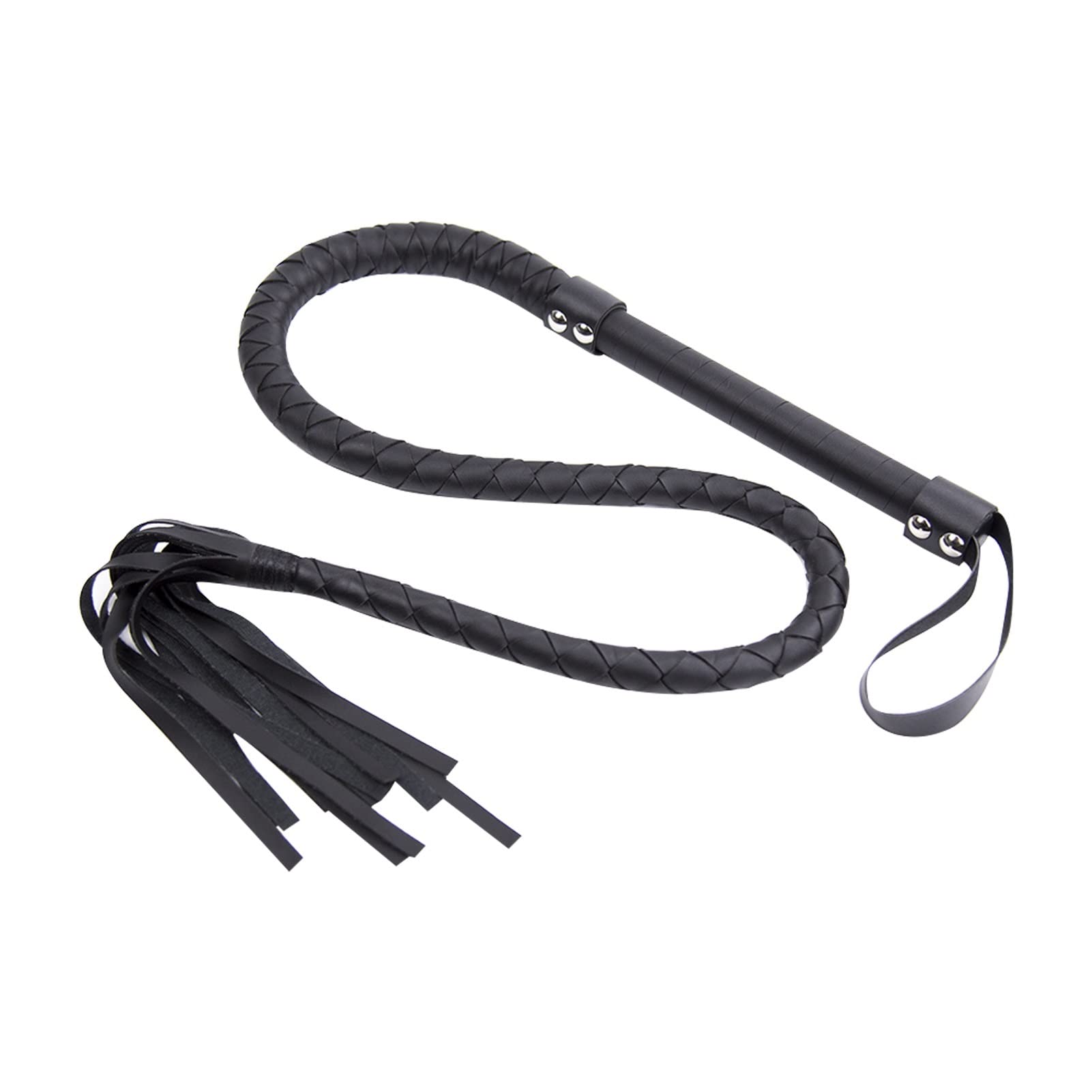 Premium Braided Horse Whip - Non-Slip Grip Riding Crop for Equestrian Training, Racing & Outdoor Use | Durable Flogger for Stage Performances & Horseback Riding Accessories