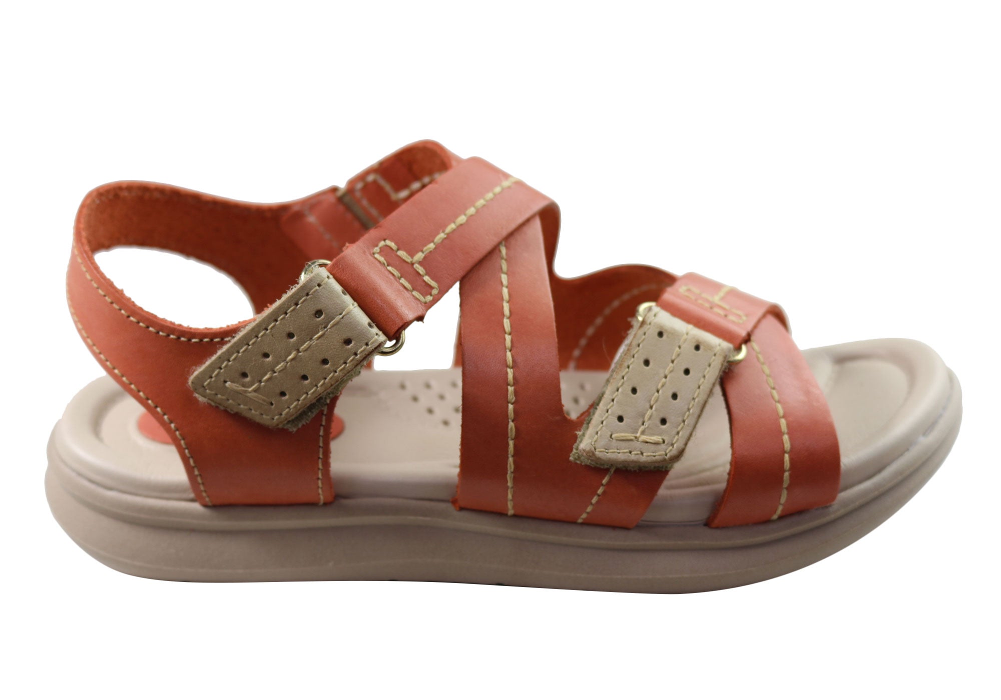 Pegada Sien Women's Comfortable Leather Sandals - Handmade in Brazil - Perfect for Summer, Beach & Casual Outings