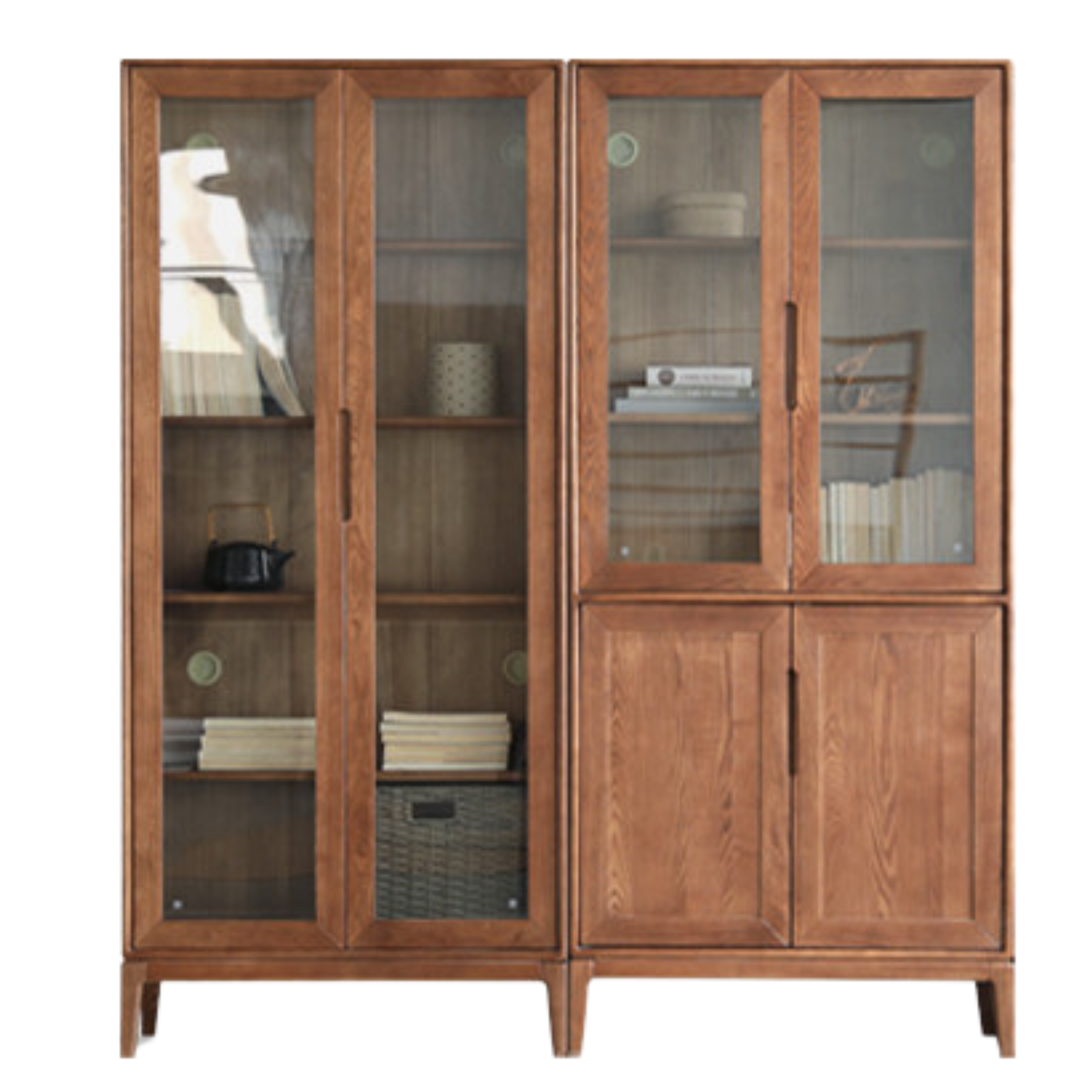 66.9x13.7x74.8 inch / 170x35x190 cm / Walnut color / Ash AC type